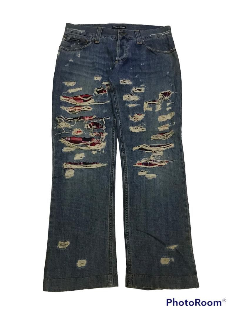 Dolce & Gabbana 💥Dolce&Gabbana Distressed Kurt Cobain Style Size US 34 / EU 50 - 1 Thumbnail