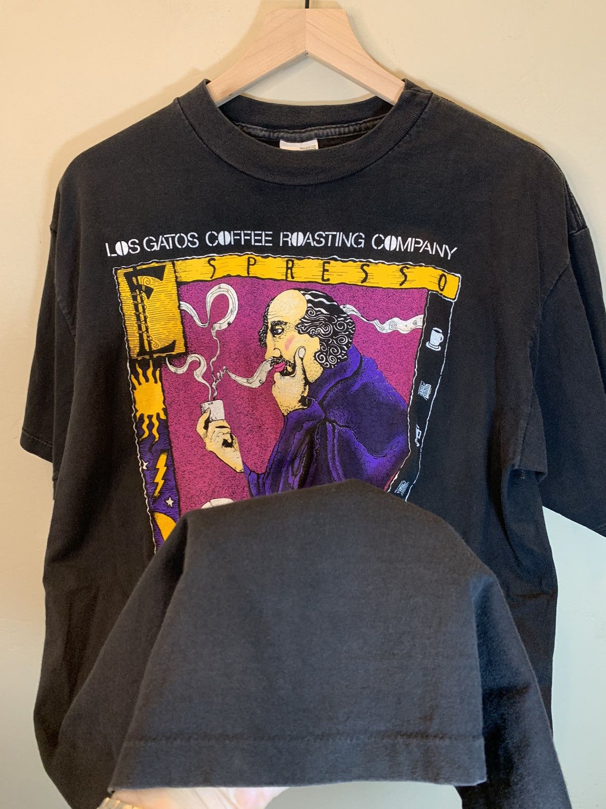 Vintage *RARE* Vintage 80’s Espresso Thy Self Coffee Los Gatos Shirt Size US XL / EU 56 / 4 - 4 Thumbnail