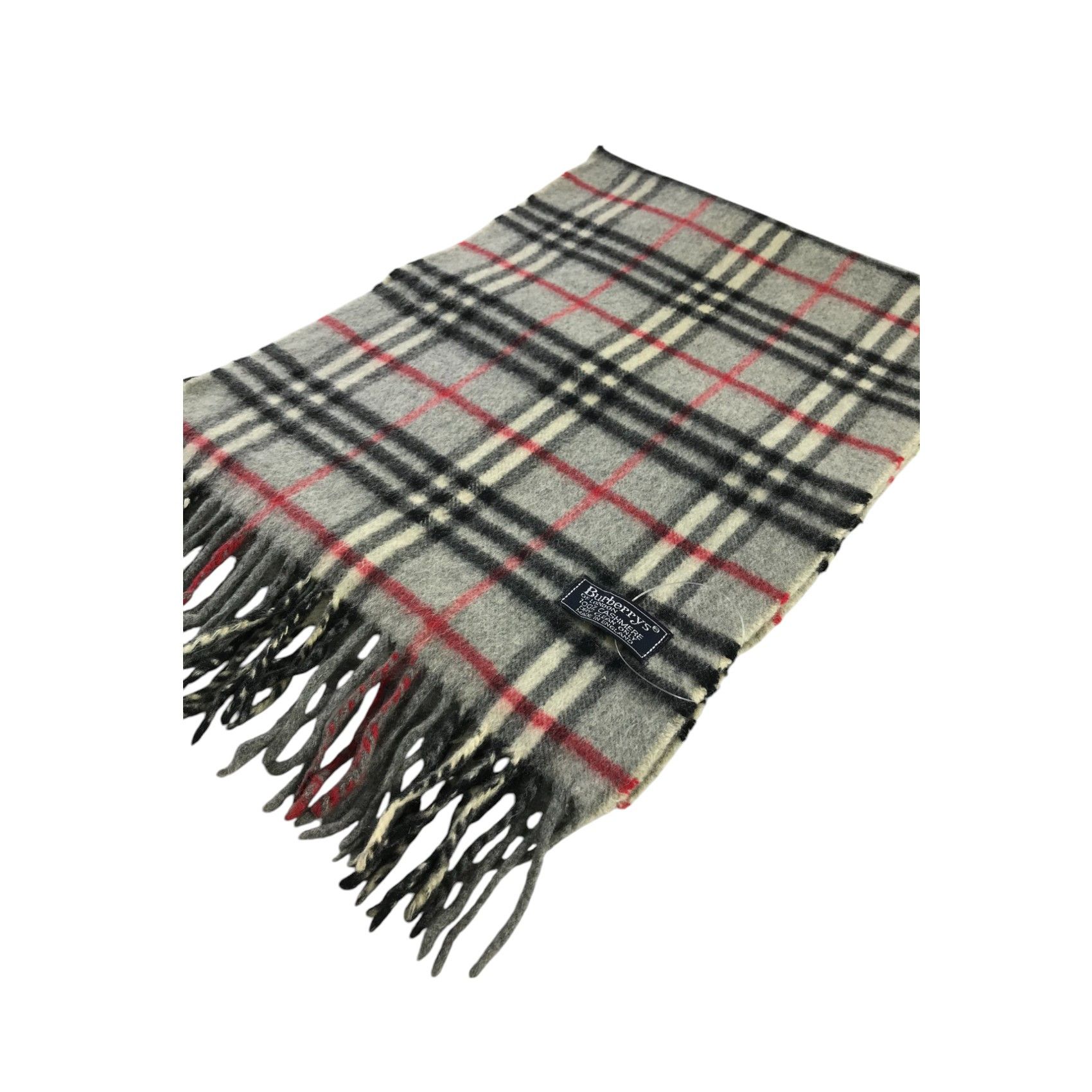 Burberry × Vintage Burberry Scarf / Muffler / Neckwear - WW1861 Size ONE SIZE - 3 Thumbnail