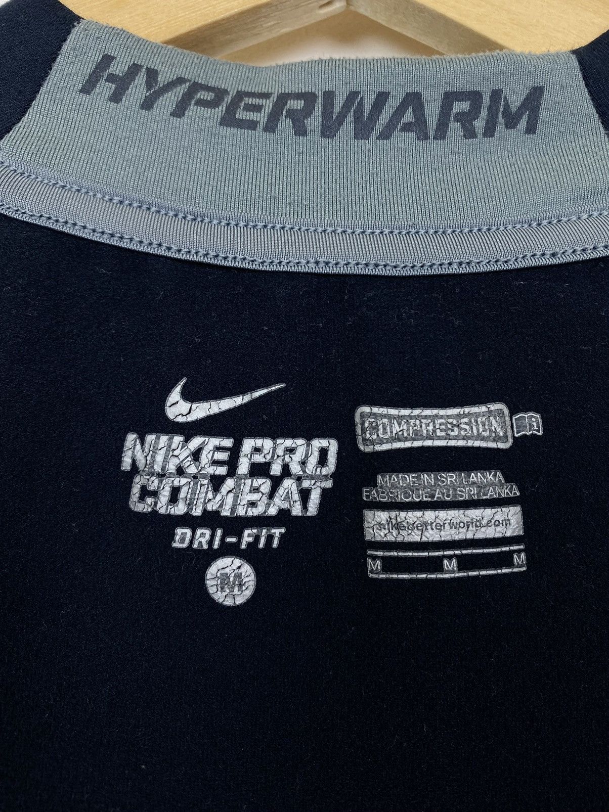 Nike Nike Pro Combat Hyperwarm Compression Rash Guard Shirt Top Size US M / EU 48-50 / 2 - 5 Thumbnail
