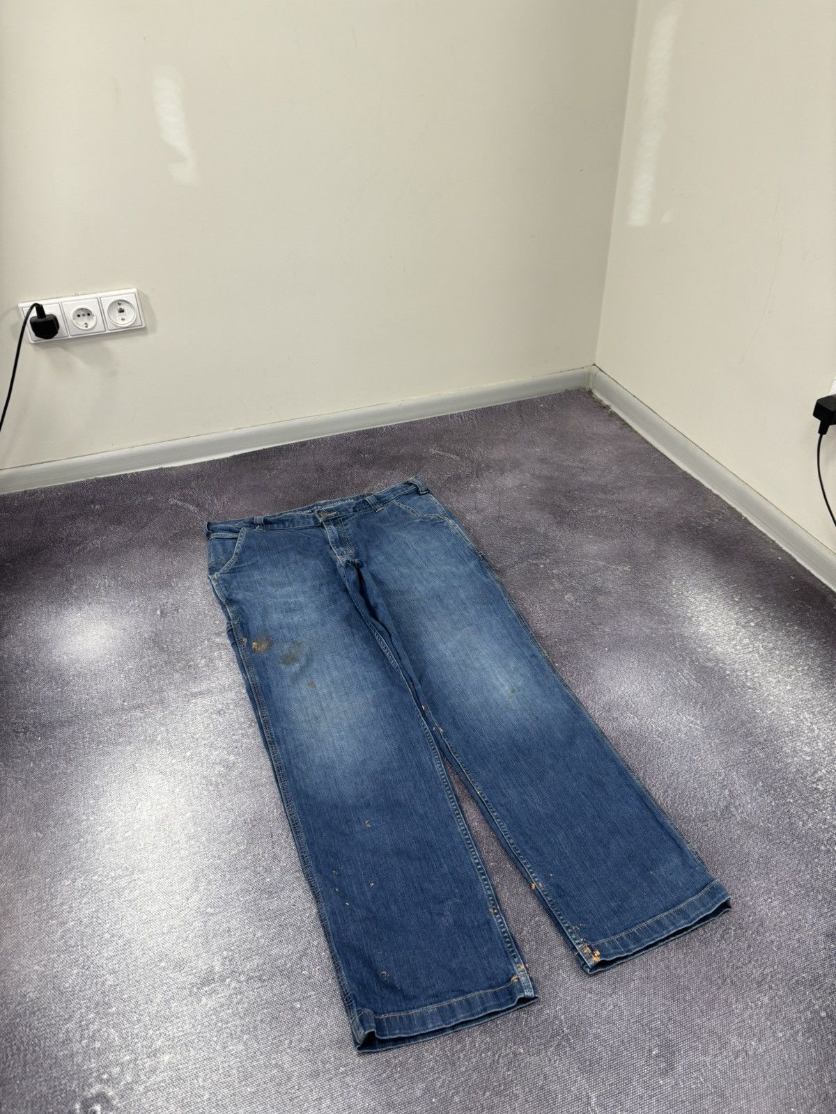 Carhartt Vintage Carhartt Relaxed Fit Blue Work Denim Jeans Size US 36 / EU 52 - 7 Thumbnail