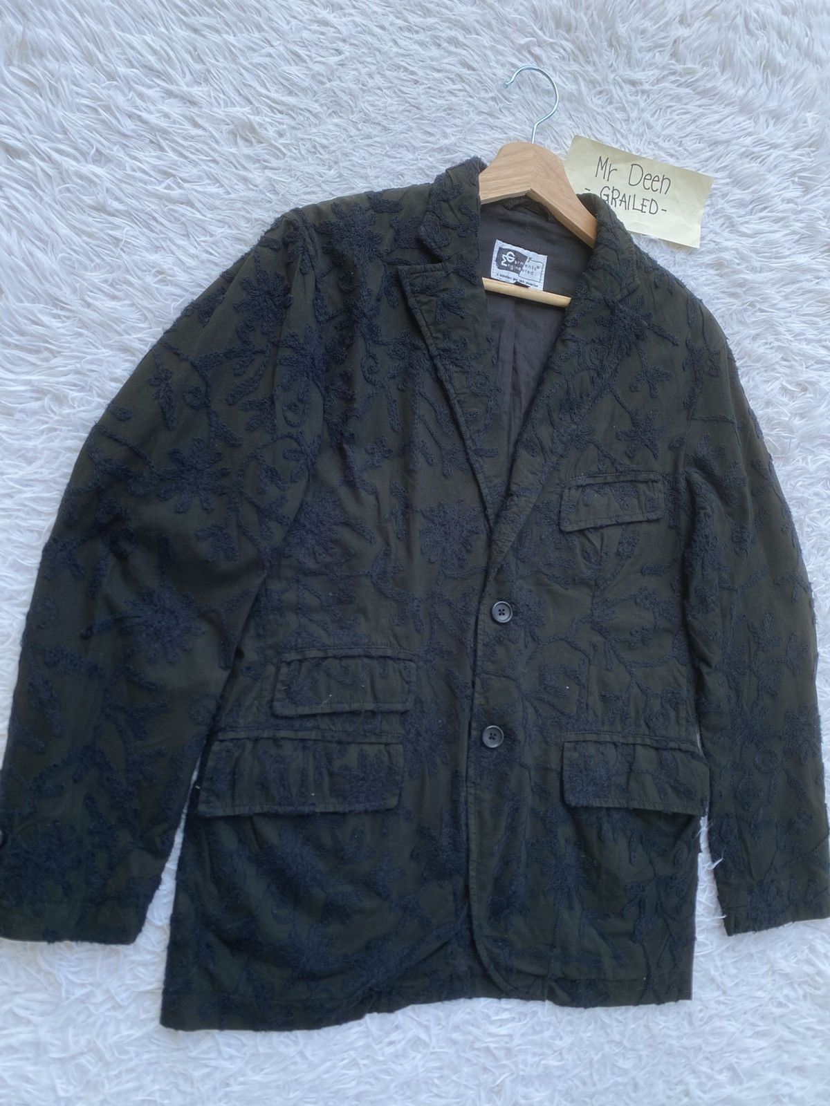 Engineered Garments Engineered Garments Chain Stitch Florals Embroidery Jacket Size XS / US 0-2 / IT 36-38 - 11 Thumbnail