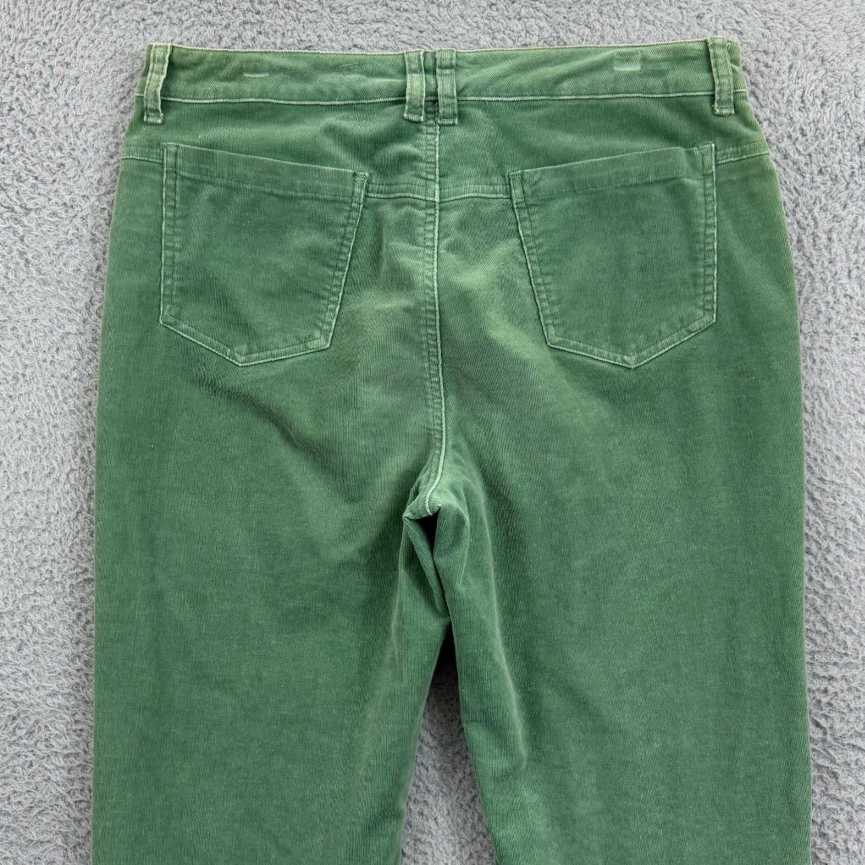 Vintage VINTAGE Chico's Pants Womens 1 Green Corduroy Straight Casual 34x28 Chino Stretch Boyfriend Fit Womens Size 25" / US 0 / IT 36 - 5 Thumbnail