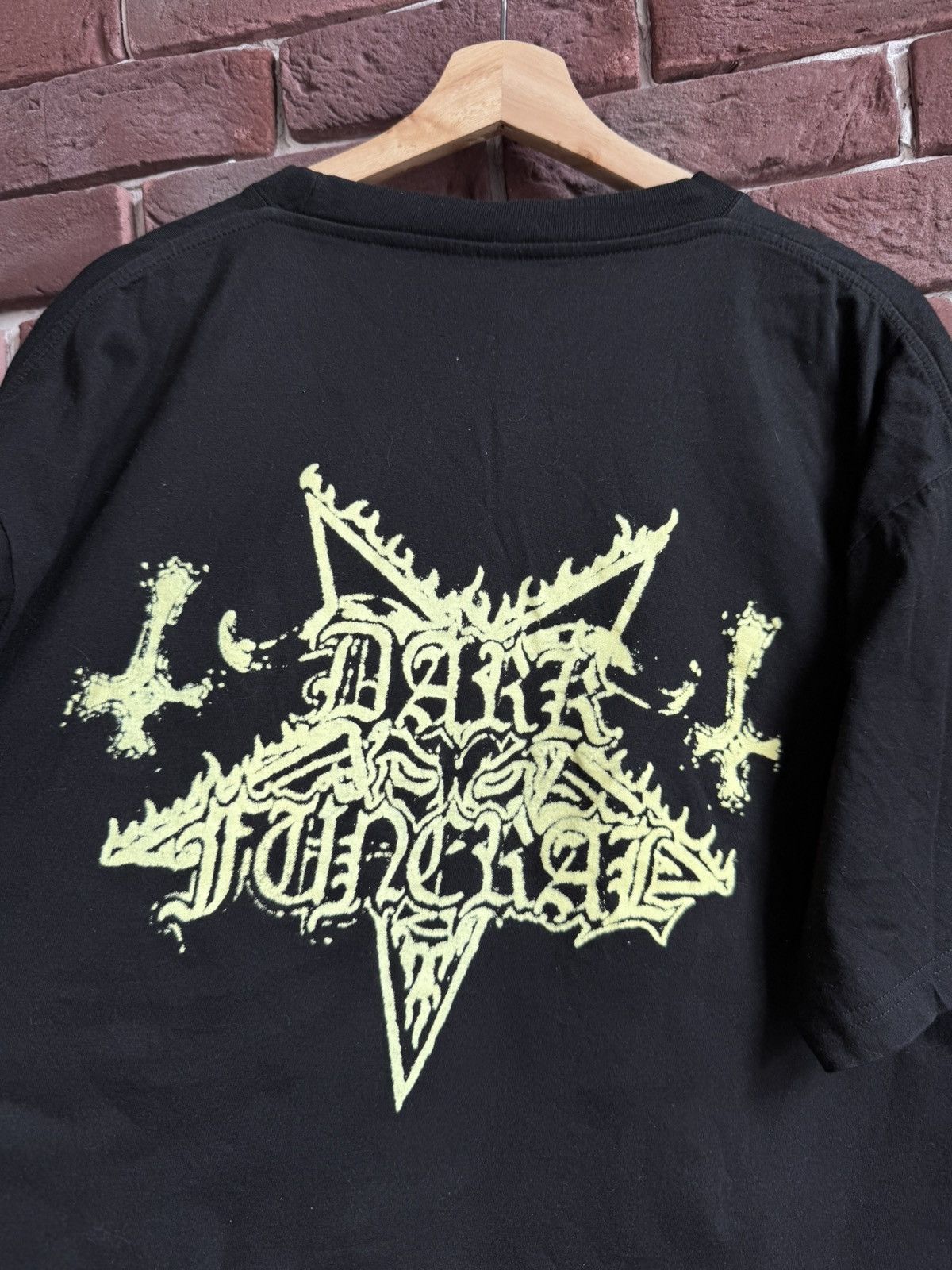 Band Tees Vintage 90z Dark Funeral Vobiscum Satanas Metal Band Tee Size US L / EU 52-54 / 3 - 4 Thumbnail