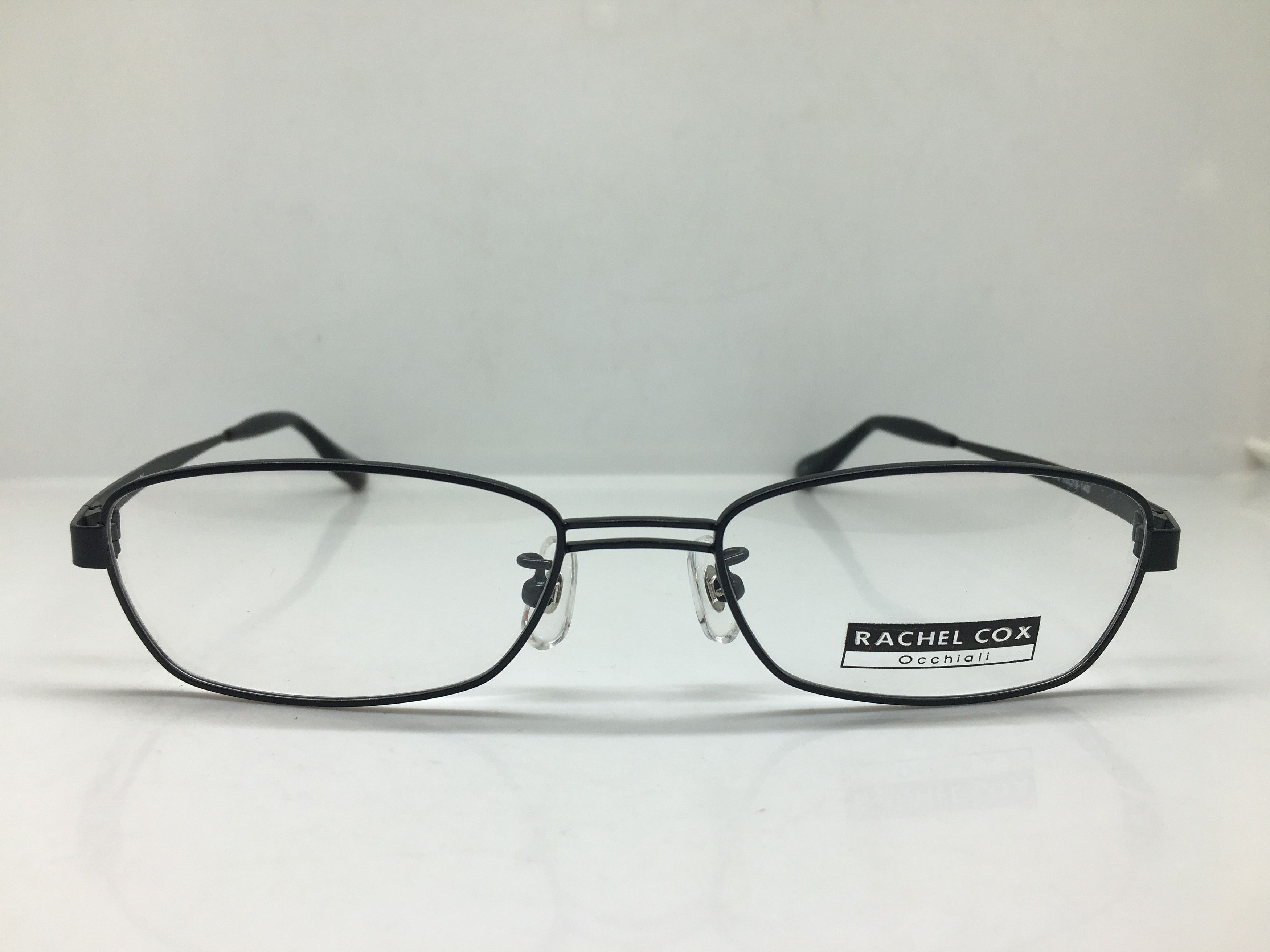 Vintage Vintage Rachel Cox R1246 Black RX Eyeglasses Frame Size ONE SIZE - 1 Thumbnail