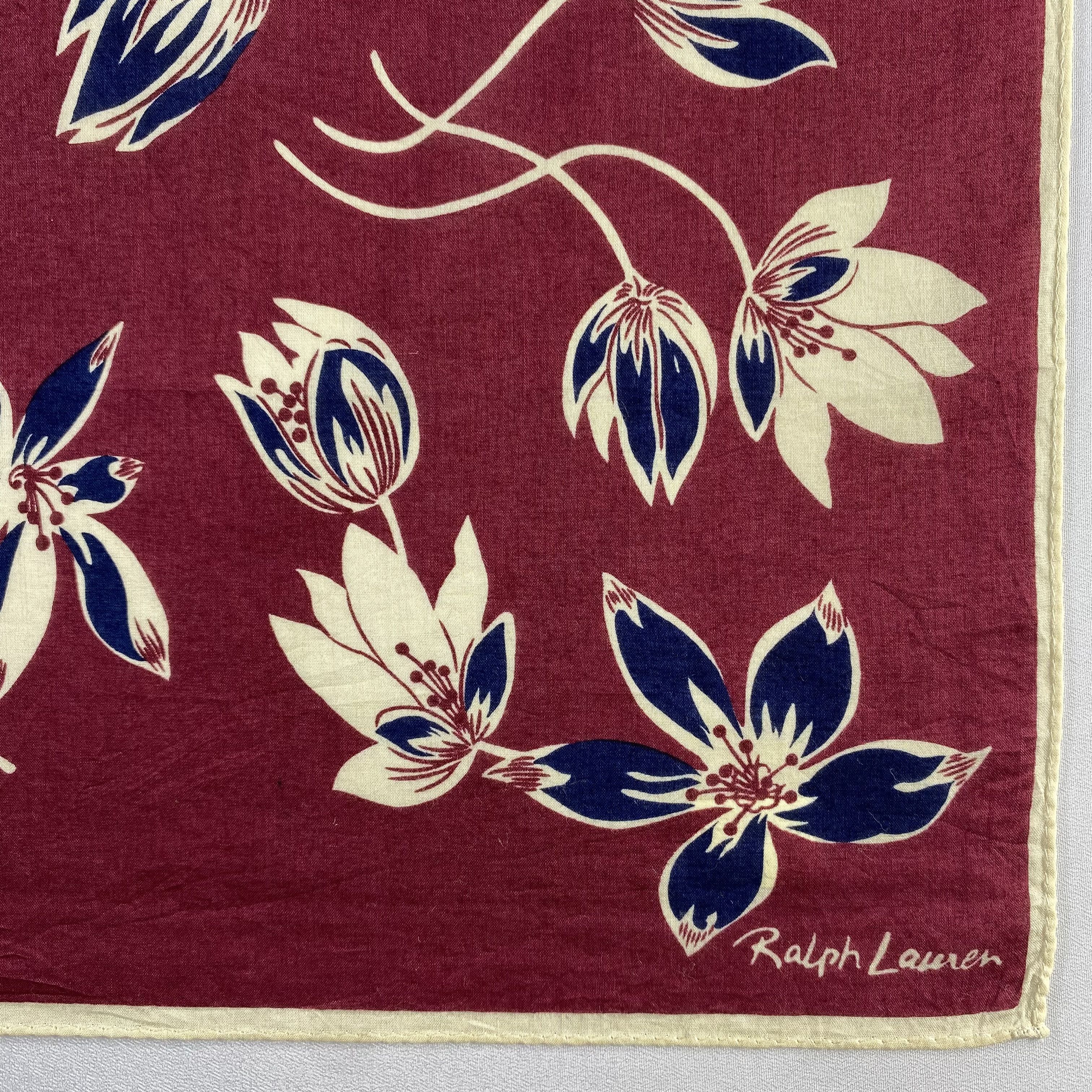 Ralph Lauren × Vintage Ralph Lauren Handkerchief / Neckerchief / Bandana-P1138 Size ONE SIZE - 3 Thumbnail