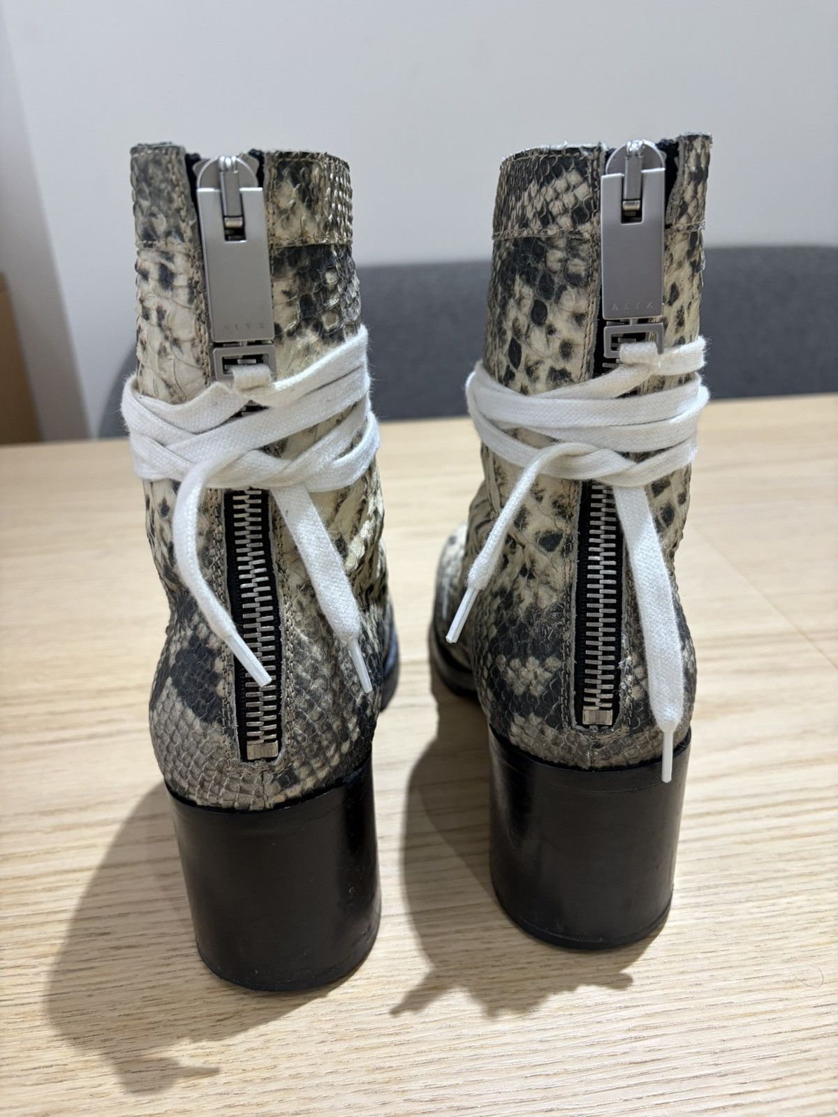 1017 ALYX 9SM Alyx Snakeskin Bowie boots Size US 7 / EU 40 - 3 Thumbnail