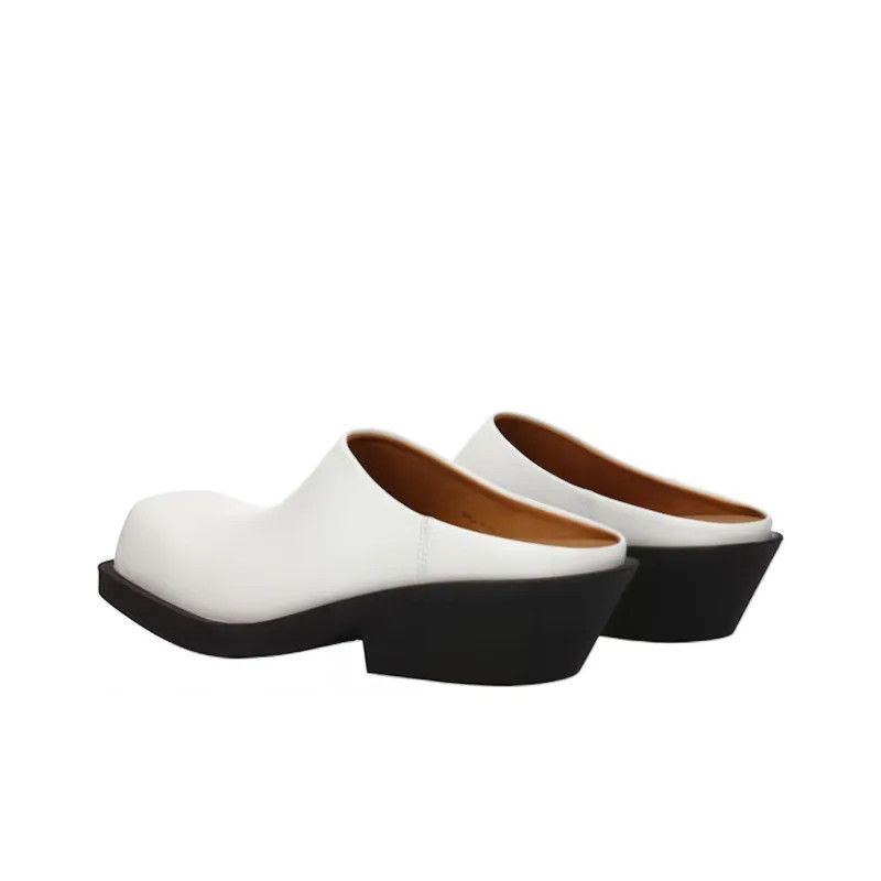 Marni o1y0225 Leather Mules in White Size US 10 / EU 43 - 3 Thumbnail