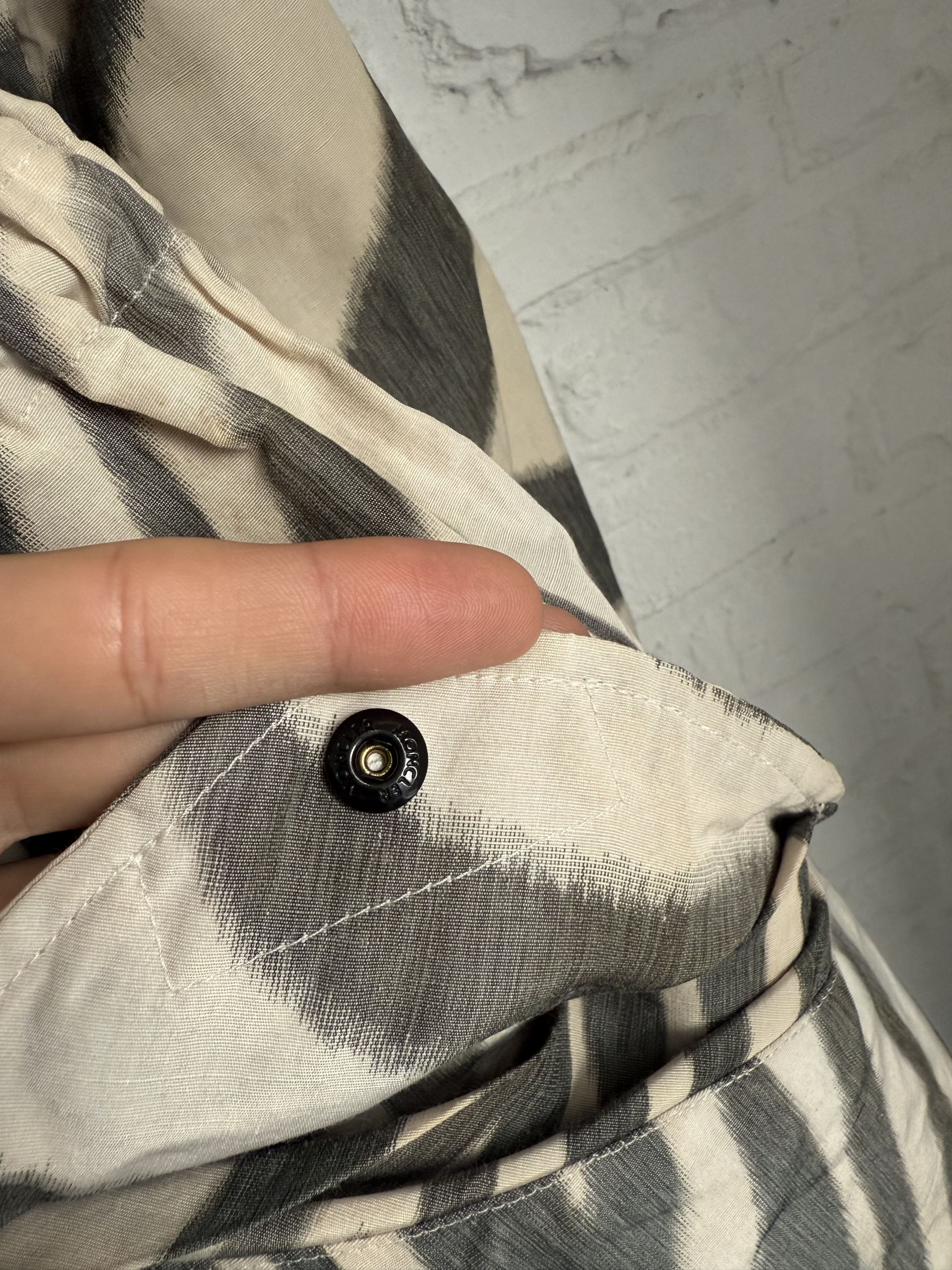 Moncler Moncler Achird Zebra Print linen blend Parka Coat Size ONE SIZE - 11 Thumbnail
