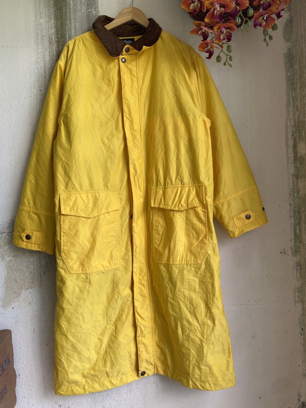 Marlboro × Vintage ✨Rare✨Vtg 1990s Marlboro Reversible Full Length Rain Jacket Size US L / EU 52-54 / 3 - 1 Thumbnail