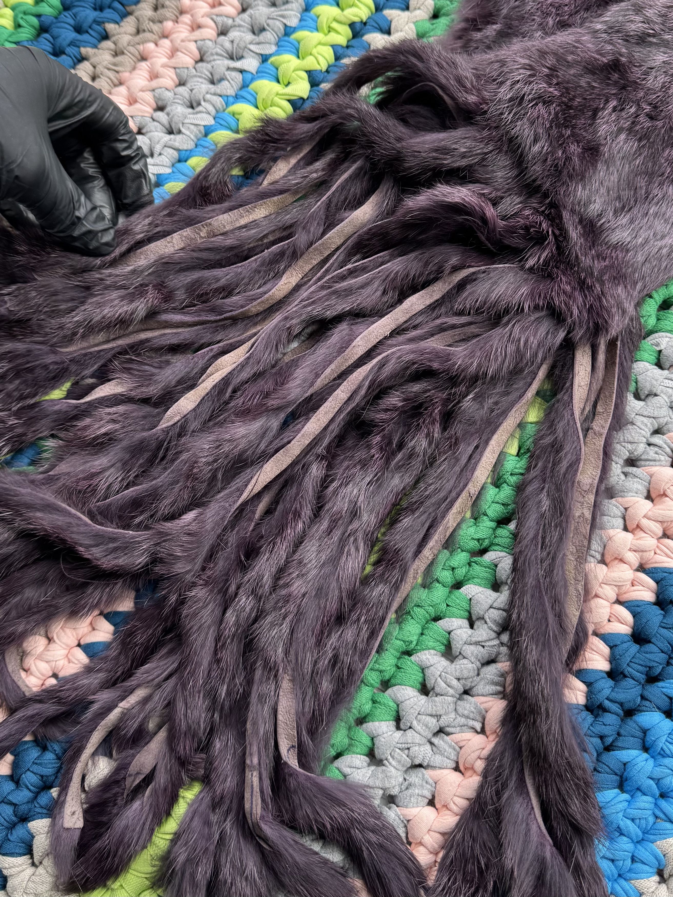 Vintage Vintage Real Fur Scarf (D15) Size ONE SIZE - 3 Thumbnail
