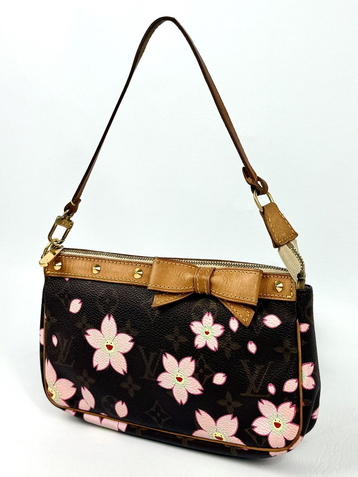 Louis Vuitton × Takashi Murakami Louis Vuitton - Murakami - SS/03 - Cherry Blossom - Pochette Size ONE SIZE - 2 Thumbnail