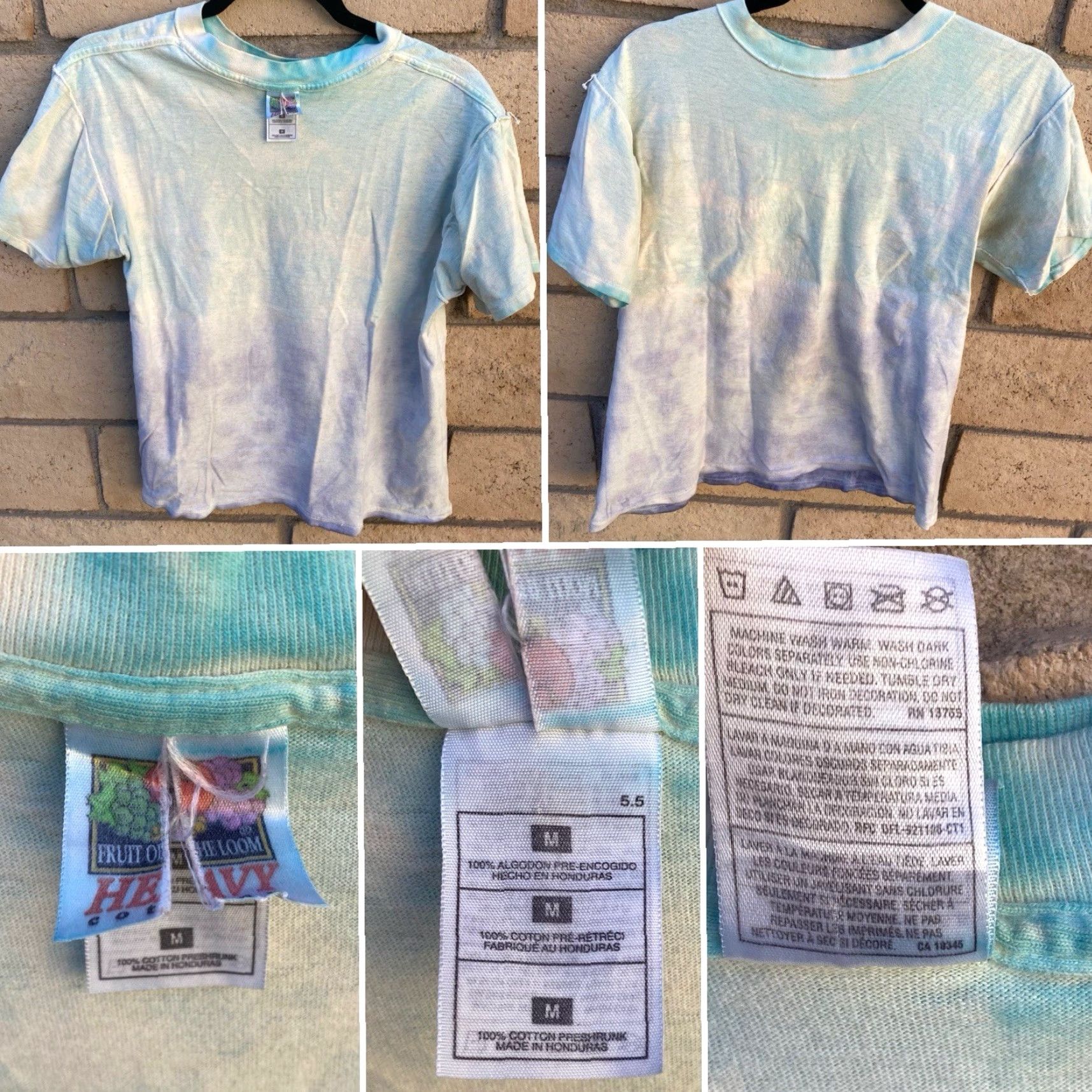 Fruit Of The Loom VINTAGE Canada Goose Graphic Tee Tie Dye T Shirt Worn Size M Nature Tee 90s Size US M / EU 48-50 / 2 - 6 Thumbnail