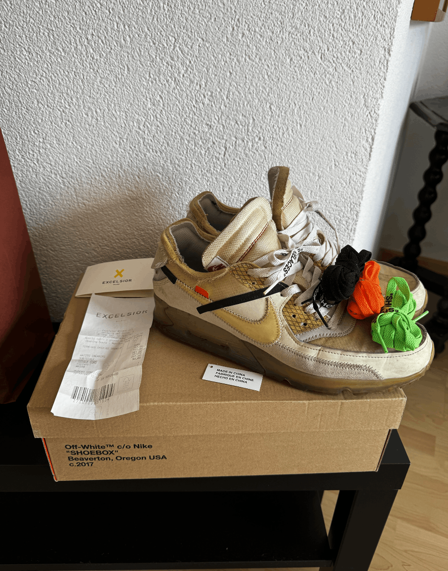Nike × Off-White Nike off white air max 90 The Ten Size US 11.5 / EU 44-45 - 14 Thumbnail