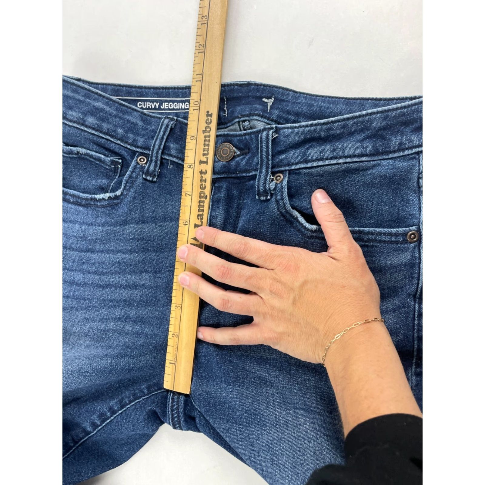 Denime Sonoma Jeans Women's Jeans Blue Denim Pants Curvy Jegging Mid Rise Stretch Size 6 Size 28" / US 6 / IT 42 - 6 Thumbnail
