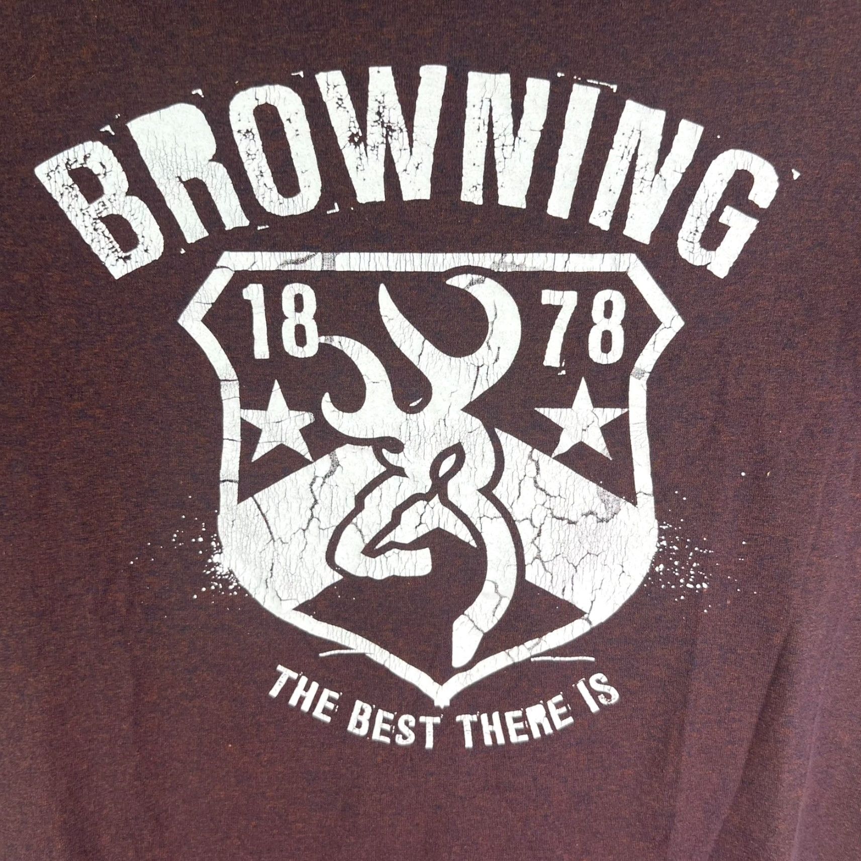 Vintage VINTAGE Browning T Shirt Mens XL Brown Short Sleeve Size US XL / EU 56 / 4 - 2 Thumbnail