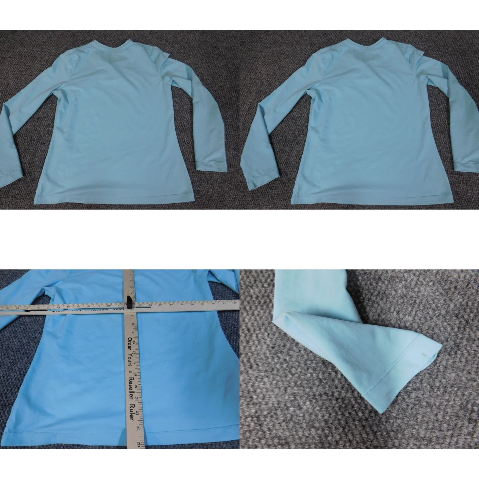 Saucony Saucony Womens Top M Blue Pullover Activewear Stretch Long Sleeve Yoga Cotton Blended Fabric Athletic Regular Women Clothes Mens? Size M / US 6-8 / IT 42-44 - 8 Thumbnail