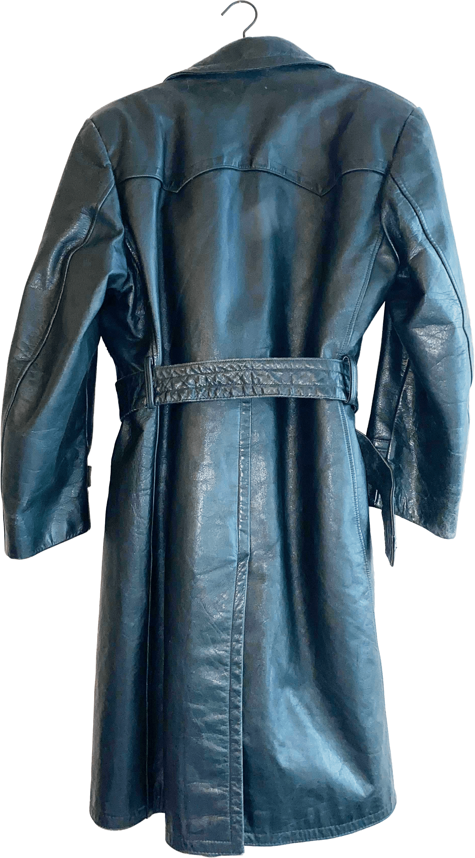Vintage Vintage Gassner Berlin Leather Coat Size US M / EU 48-50 / 2 - 2 Thumbnail