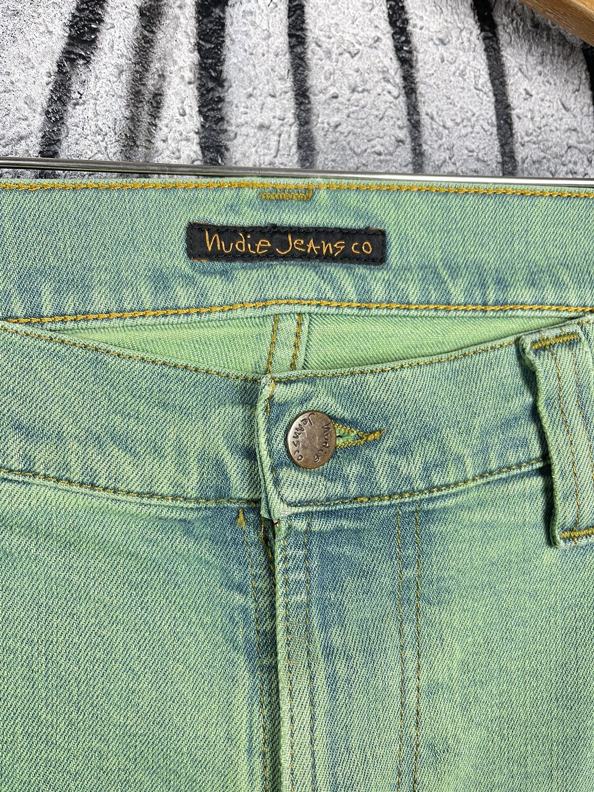 Nudie Jeans Nudie Jeans Co. Light Green Slim Fit Denim Jeans Size 33 Size US 33 - 4 Thumbnail