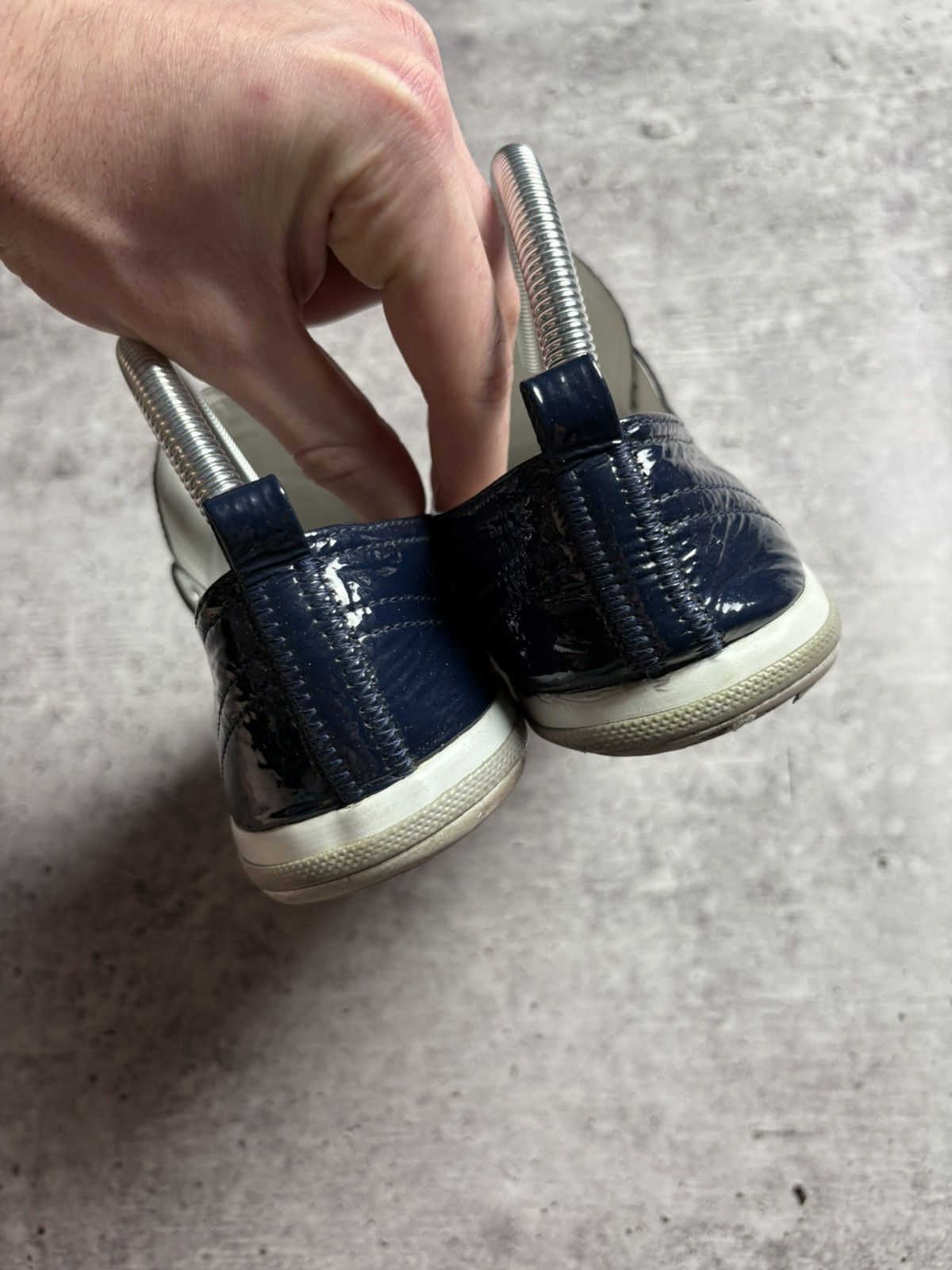 Prada Vintage Prada Leather Sneakers Size US 5.5 / EU 38 - 9 Thumbnail