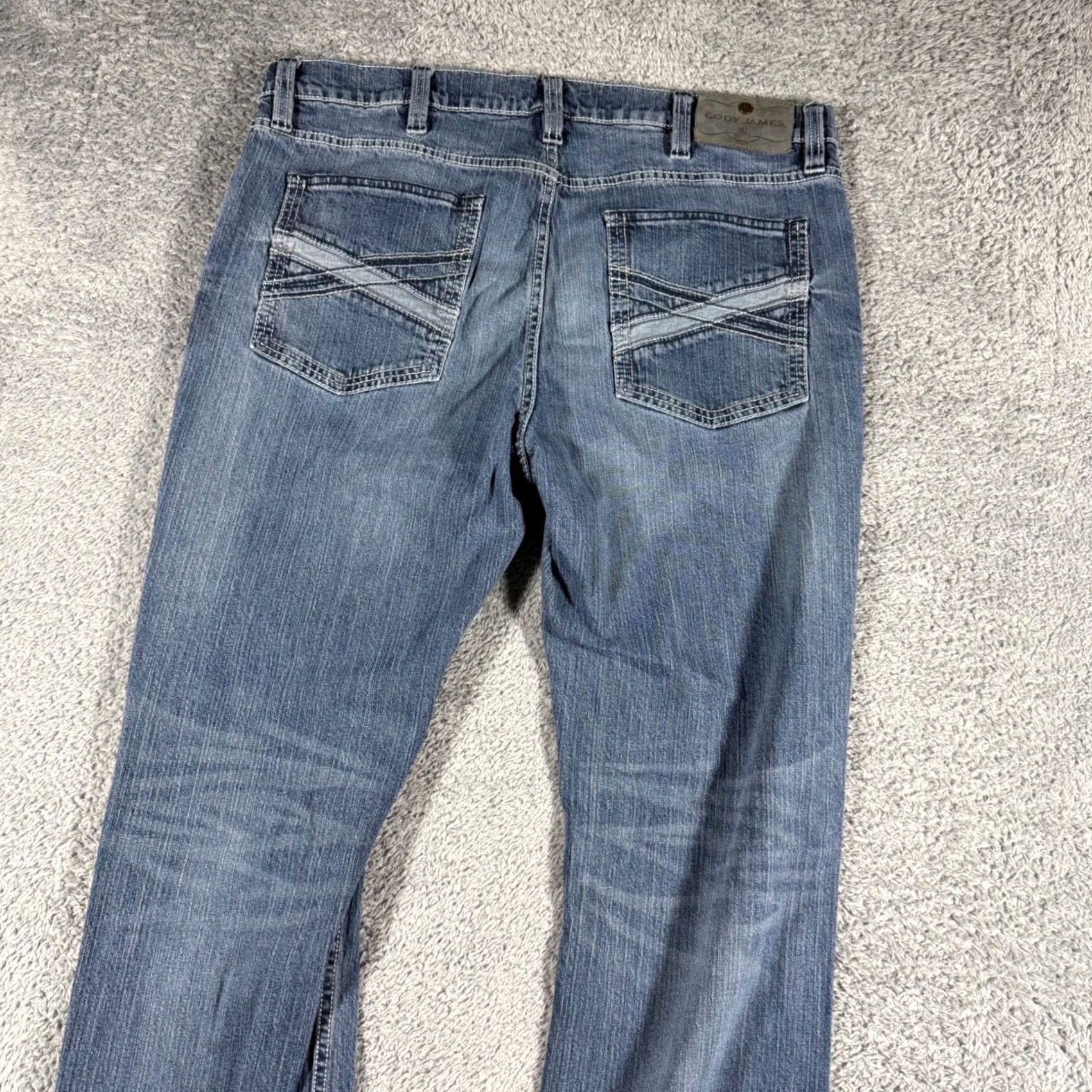 Cody James Cody James Mens Jeans 38x32 38x34 Blue Cowboy Bootcut Size US 38 / EU 54 - 6 Thumbnail
