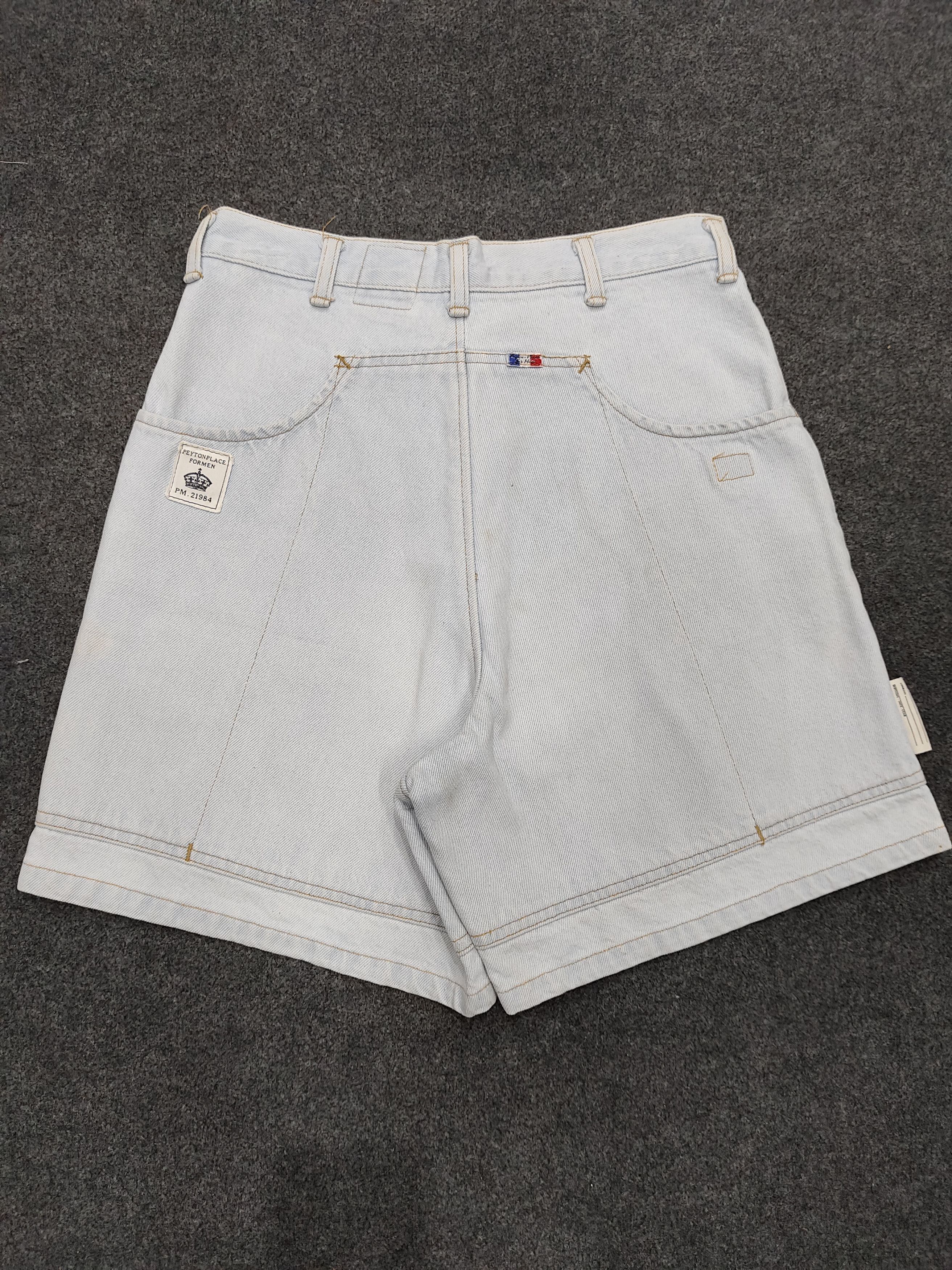 PPFM 🇯🇵 Vtg PPFM 🇯🇵 Double Layers Baggy Short Jeans Size US 28 / EU 44 - 3 Thumbnail