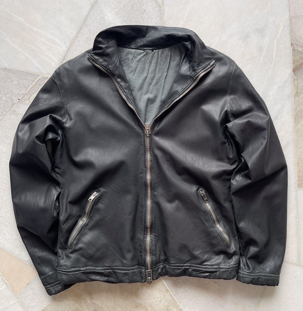 Giorgio Brato Giorgio Brato Vera Pelle Leather Jacket Size US S / EU 44-46 / 1 - 4 Thumbnail
