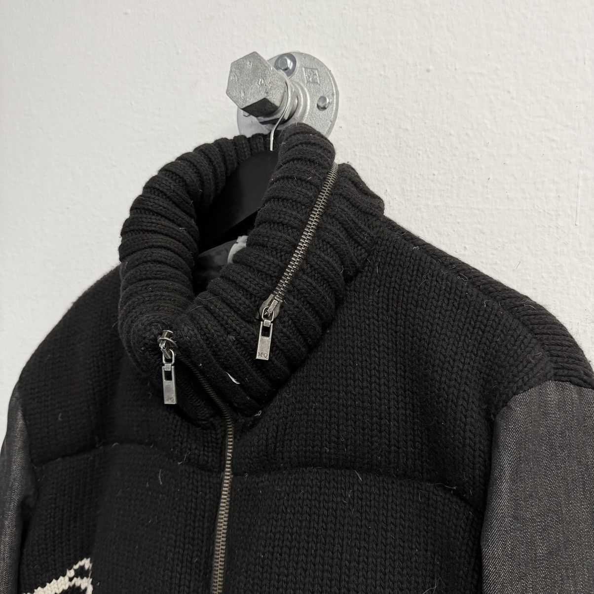 Alexander McQueen ALEXANDER MCQUEEN Scorpion & Bull Wool Knit Denim Jacket Size US M / EU 48-50 / 2 - 4 Thumbnail
