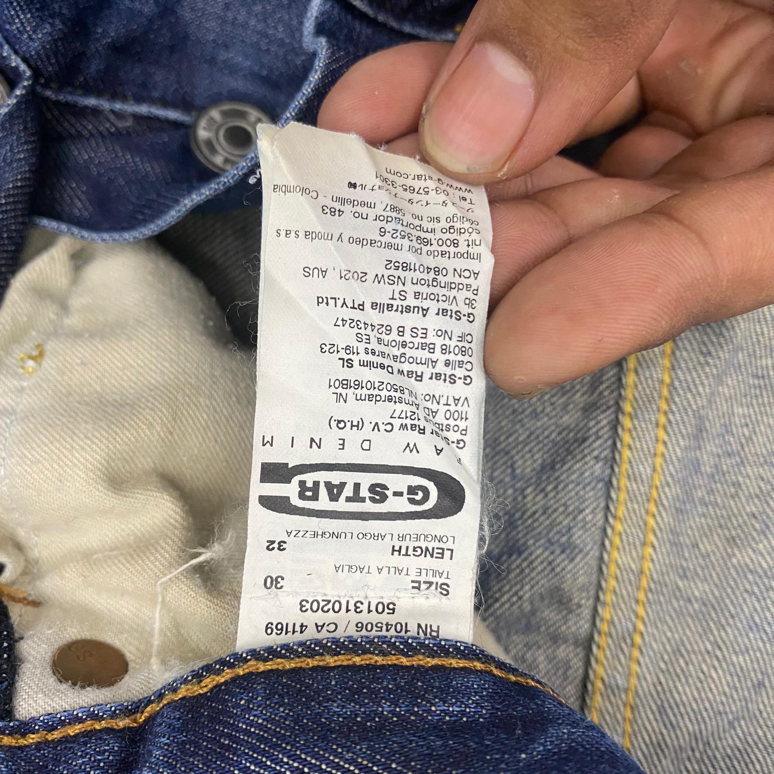 G-Star 💥Best Offer💥Vintage G Star Raws Distressed Denim Size US 32 / EU 48 - 14 Thumbnail