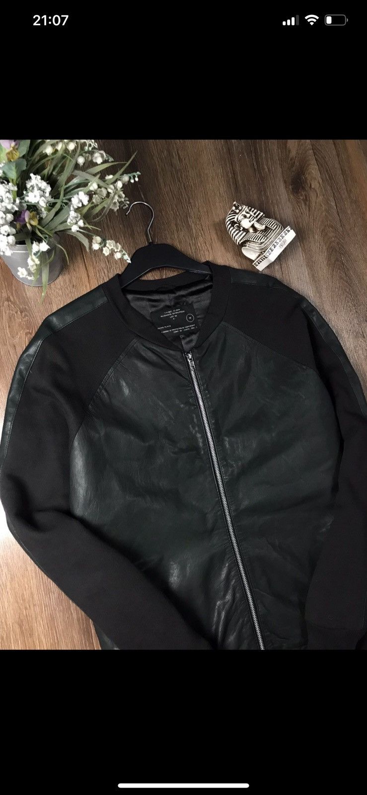 Allsaints × Vintage Allsaints Game Leather Moto Jacket MJE622 Size US M / EU 48-50 / 2 - 4 Thumbnail