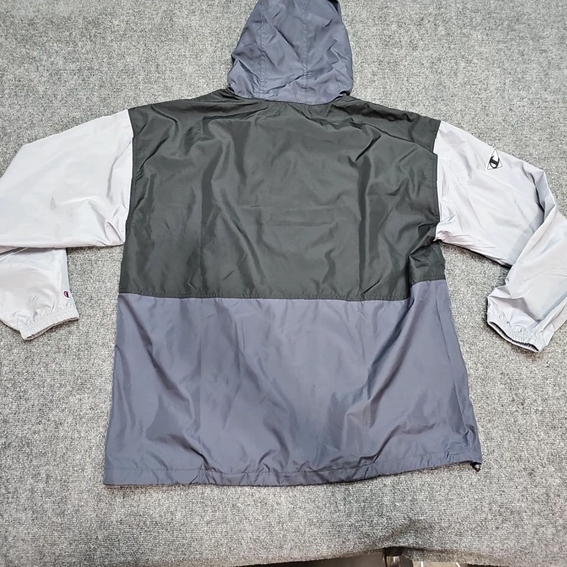 Champion Champion Full Zip Lightweight Colorblock Jacket Men 2XL Gray Black Blue Hoodie Size US XXL / EU 58 / 5 - 5 Thumbnail