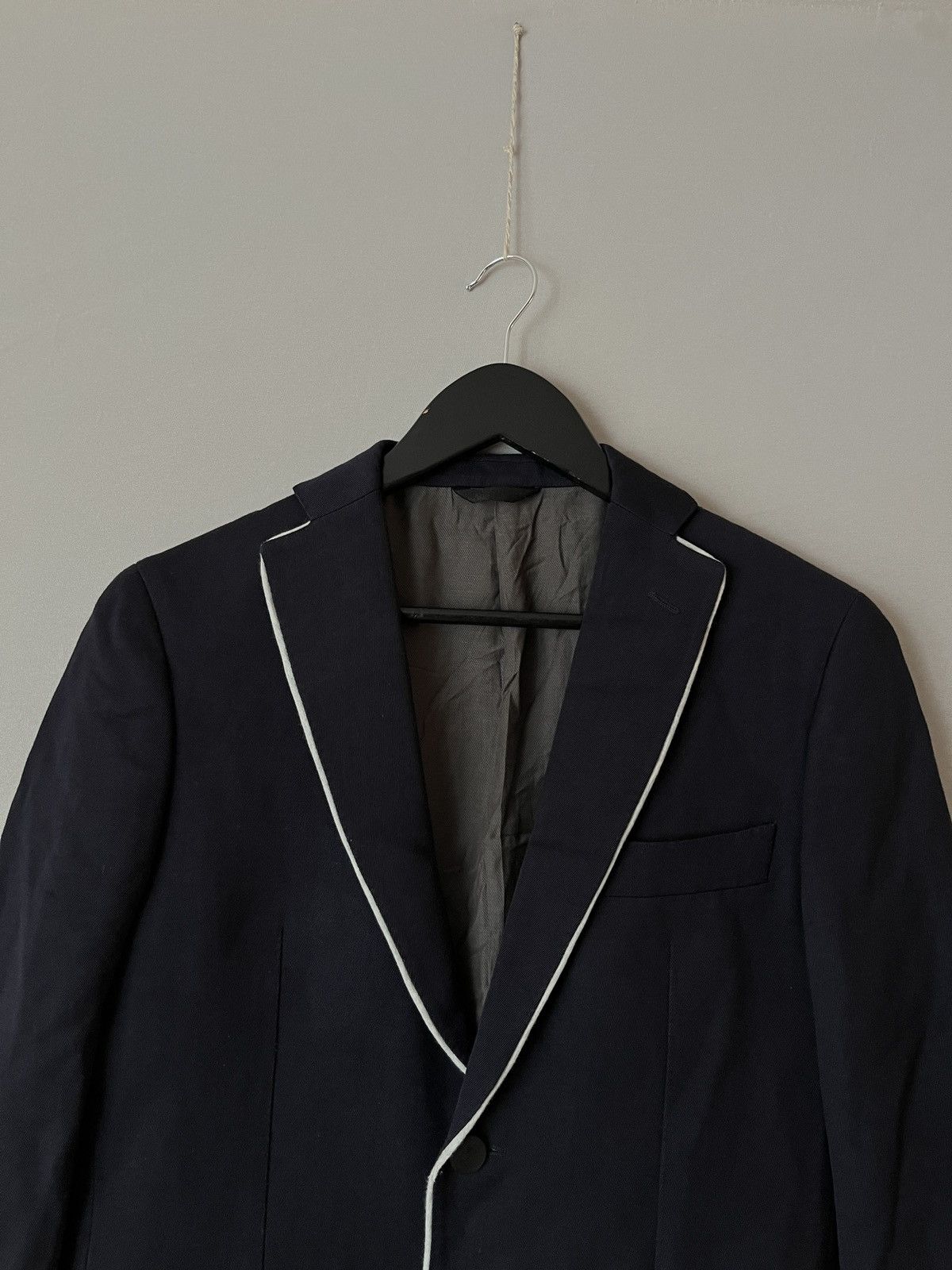 Tonello Tonello Deep Blue Heavy Blazer Size 46R - 3 Thumbnail