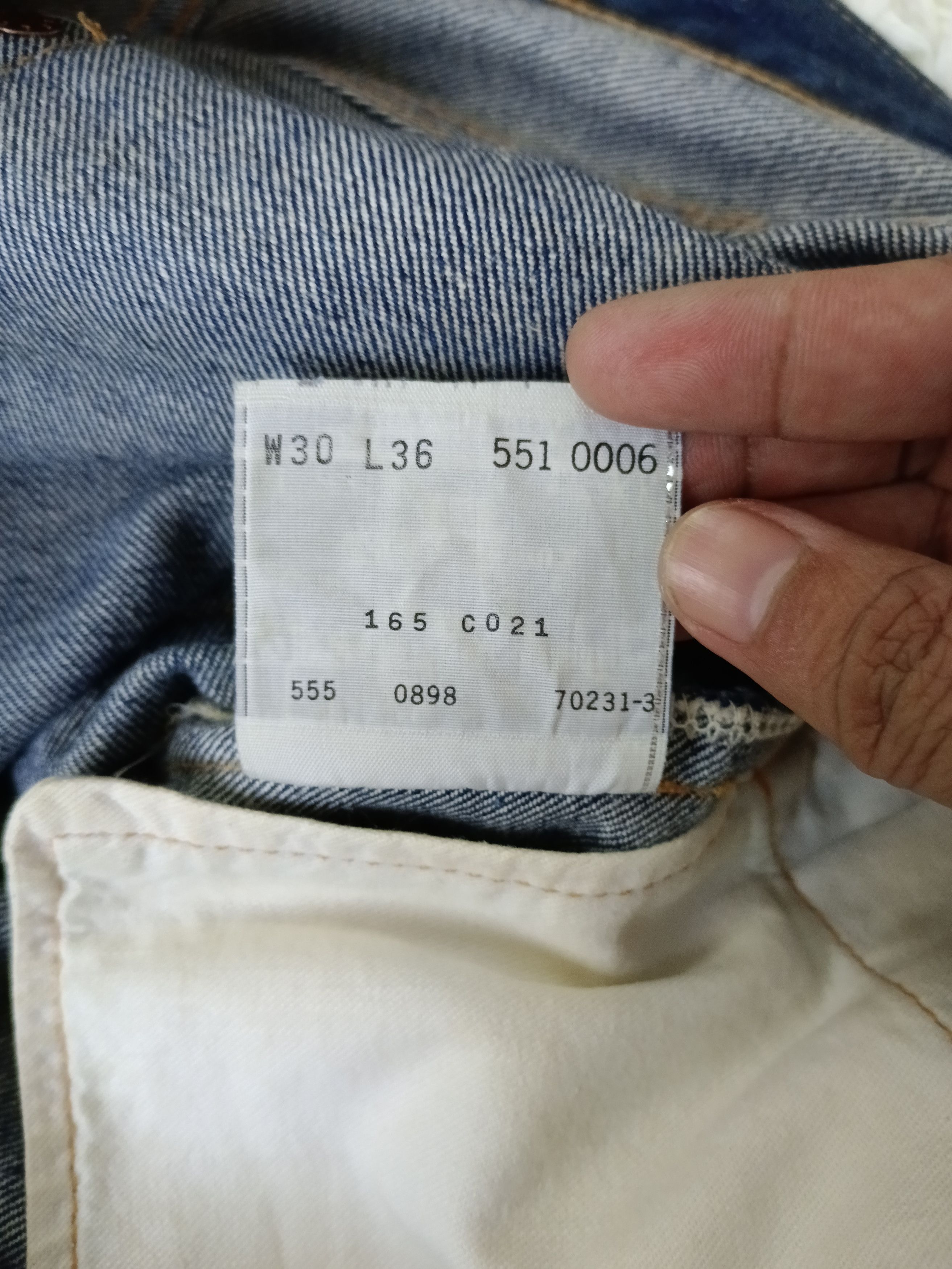 LVC × Levi's Vintage Clothing VINTAGE LEVIS 551 ZXX BIG E REPRODUCTION Size US 30 / EU 46 - 13 Thumbnail