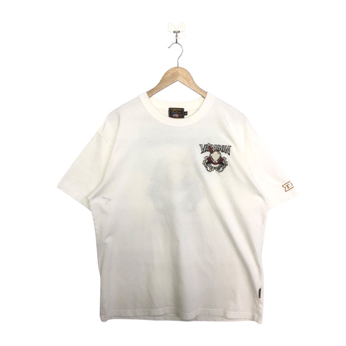 Vanson Leathers VANSON X T.F.O.A COSTOM FREEDOM TRAIL EMBRIODERY TSHIRT Size US XXL / EU 58 / 5 - 2 Thumbnail