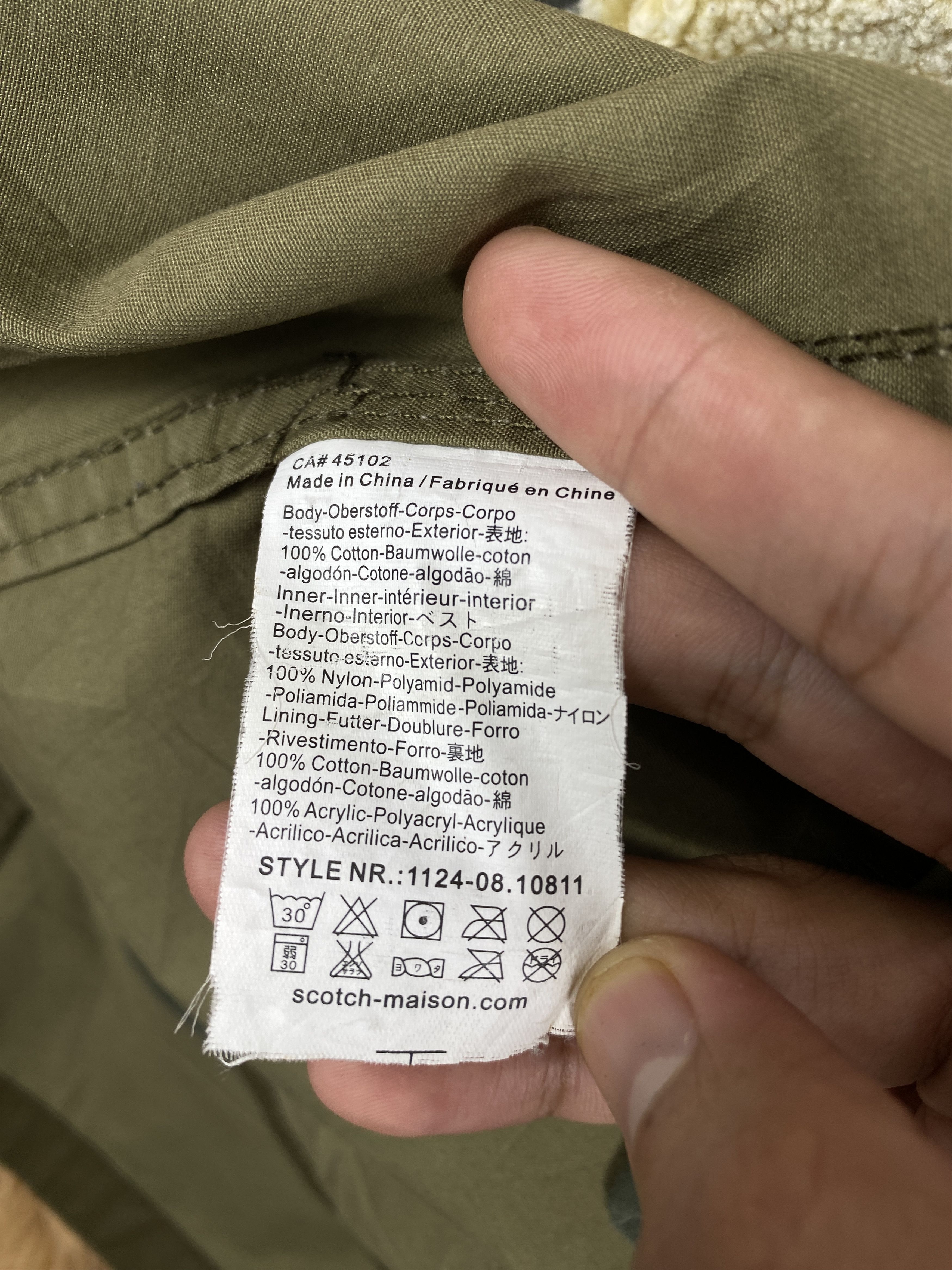 Japanese Brand Vintage Maison Scotch Hoodie Fleece Lining Parkas J2181 Size US S / EU 44-46 / 1 - 9 Thumbnail