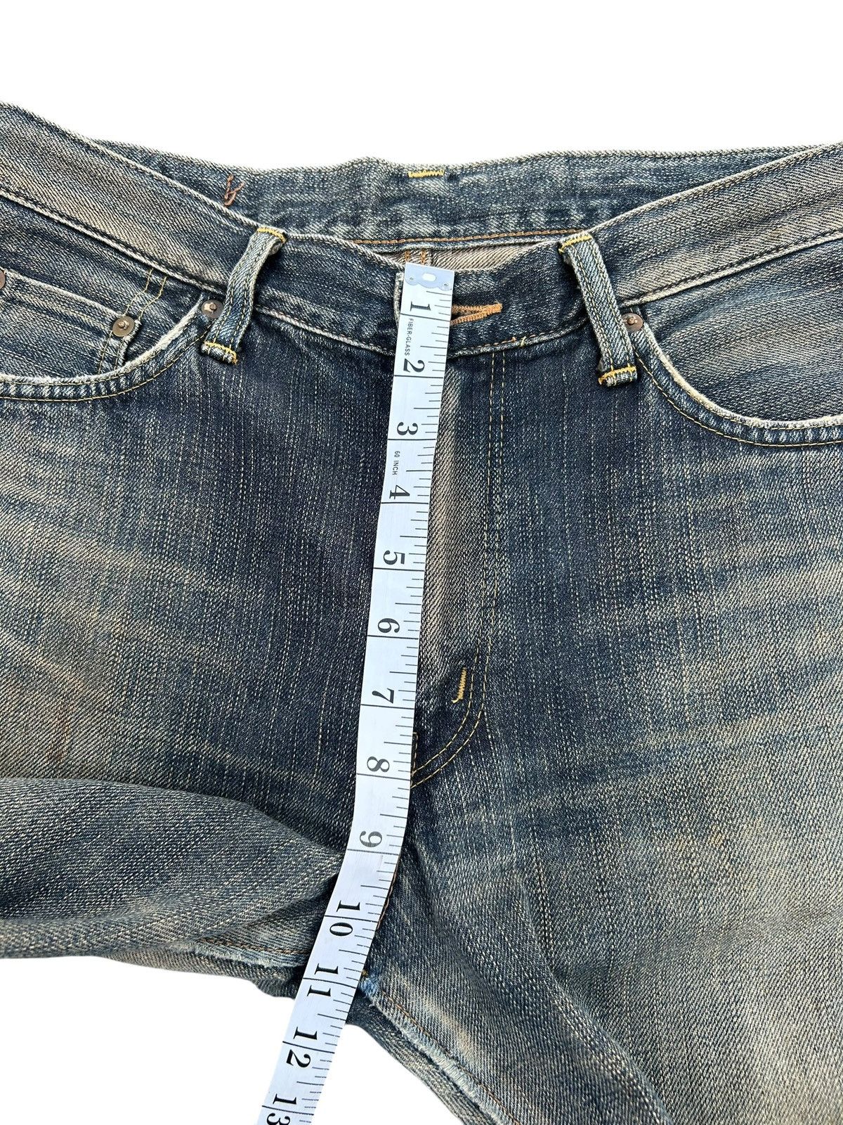 Kapital Vintage Edwin 505ZXX Selvedge Rusty Distressed Denim Jeans Size US 31 - 20 Thumbnail