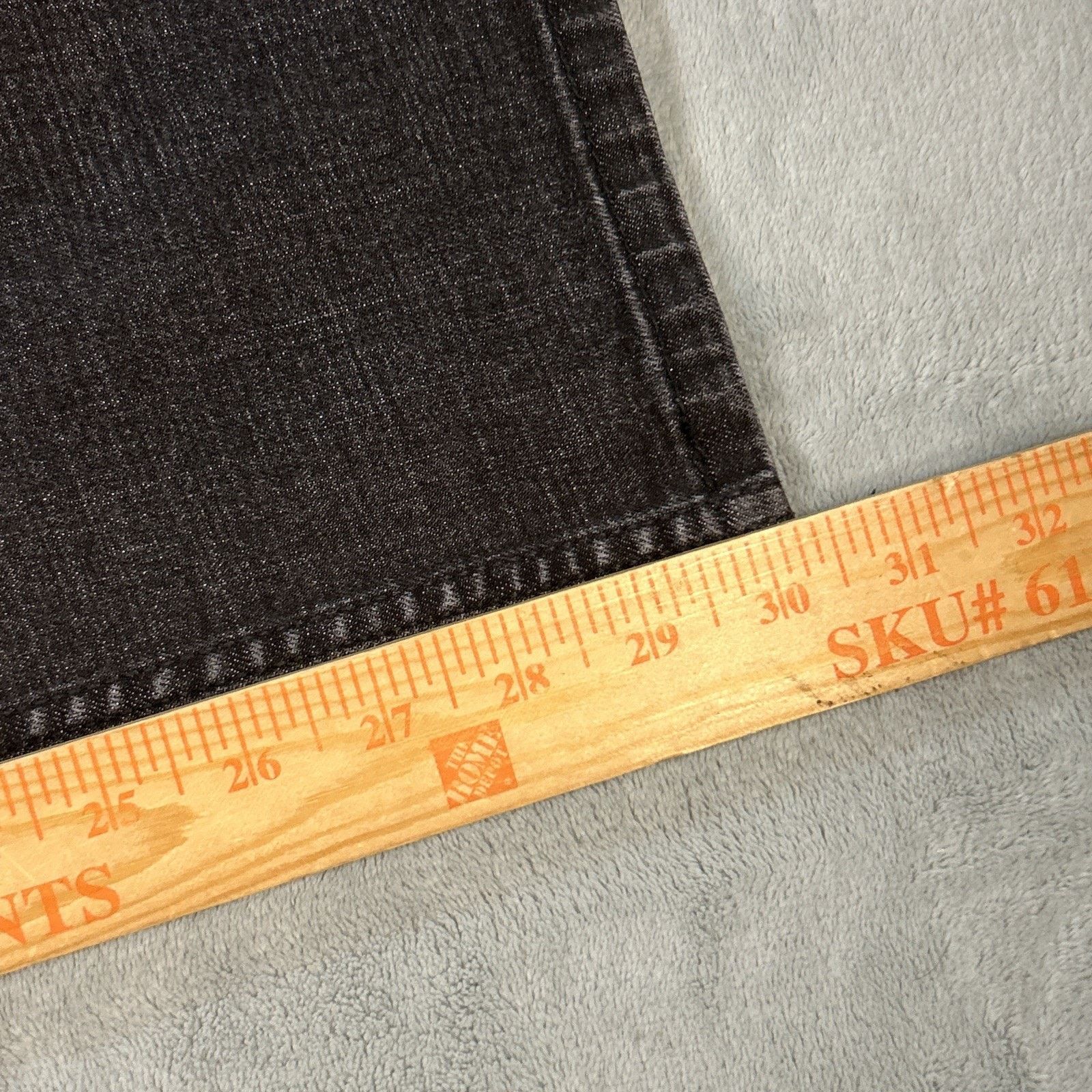 Buffalo David Bitton Loose Baggy Jeans 38x30 Hamilton Relaxed Black Straight Wide Size US 38 / EU 54 - 10 Thumbnail