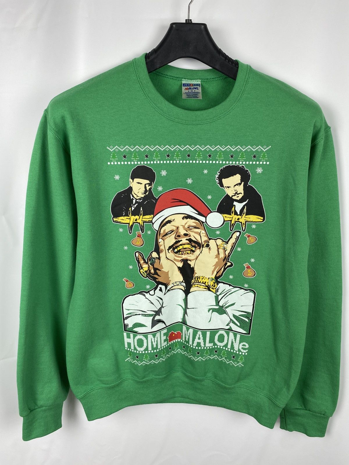 Vintage Post Malone Home Alone Ugly Sweatshirt Christmas size S Size US S / EU 44-46 / 1 - 1 Thumbnail