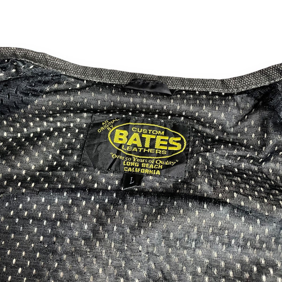 Bates Hats CUSTOM BATES LEATHERS BONDAGE PATCHES MOTORCYCLE JACKET Size US L / EU 52-54 / 3 - 13 Thumbnail