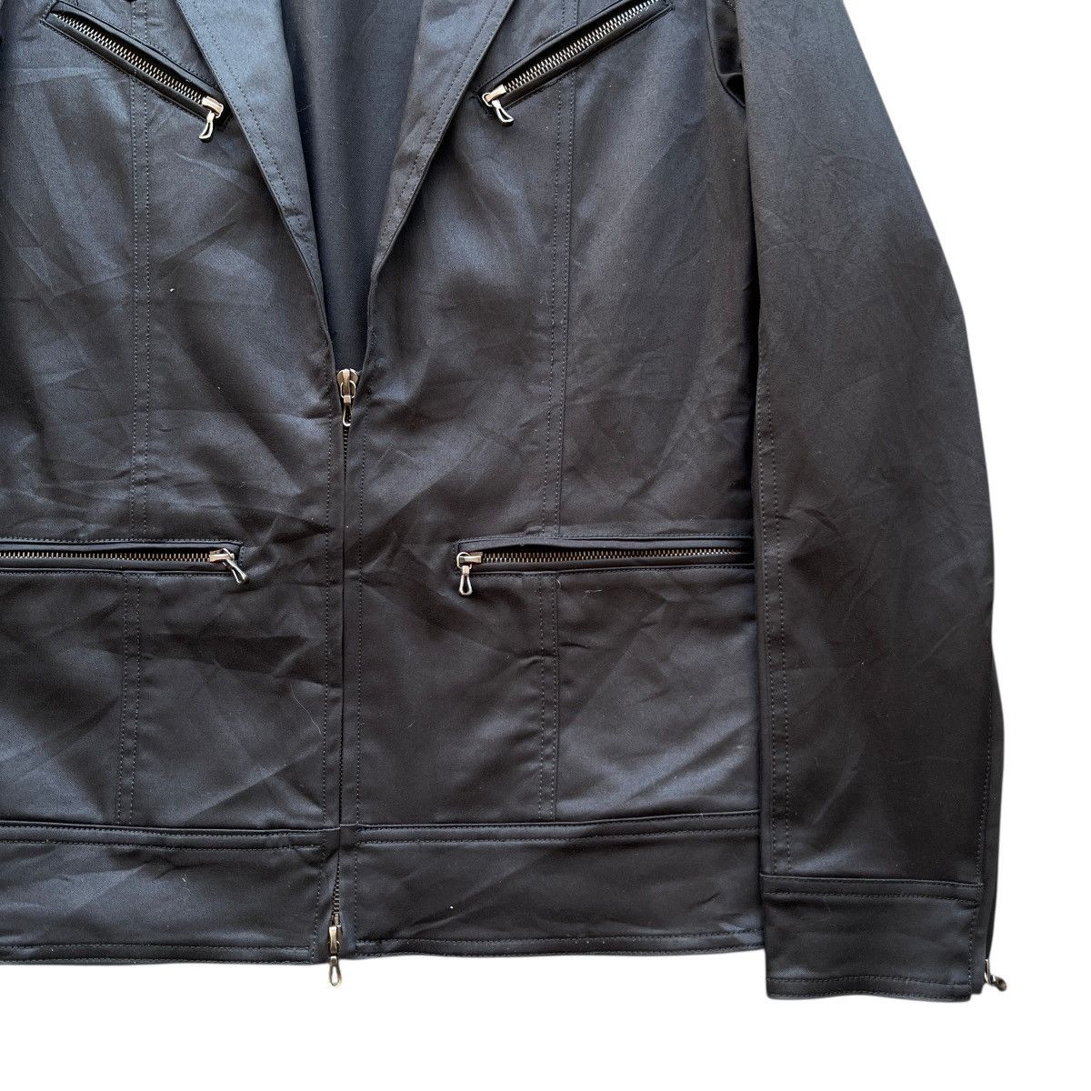 Shellac 🔥 Shellac Zipper EmoGoth Jacket Made In Japan - Size S Size US S / EU 44-46 / 1 - 7 Thumbnail