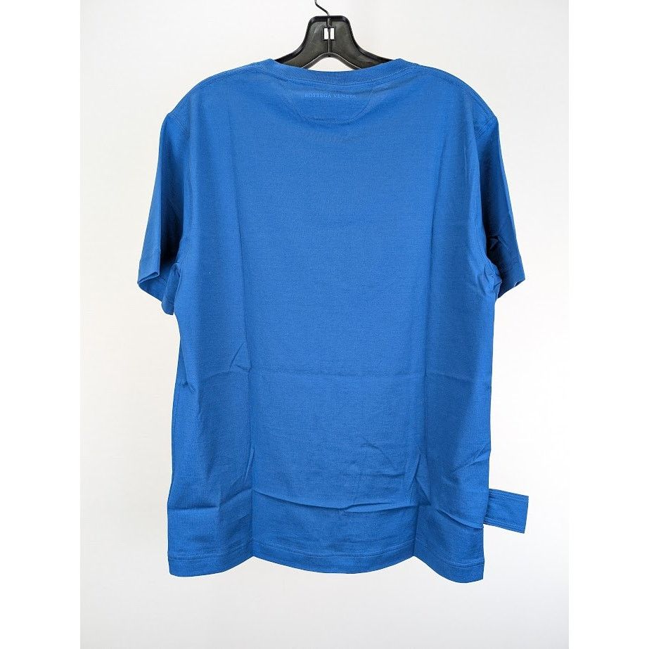 Bottega Veneta o1rshd1 Basic Jersey T-Shirt in Primary Blue Size US M / EU 48-50 / 2 - 12 Thumbnail