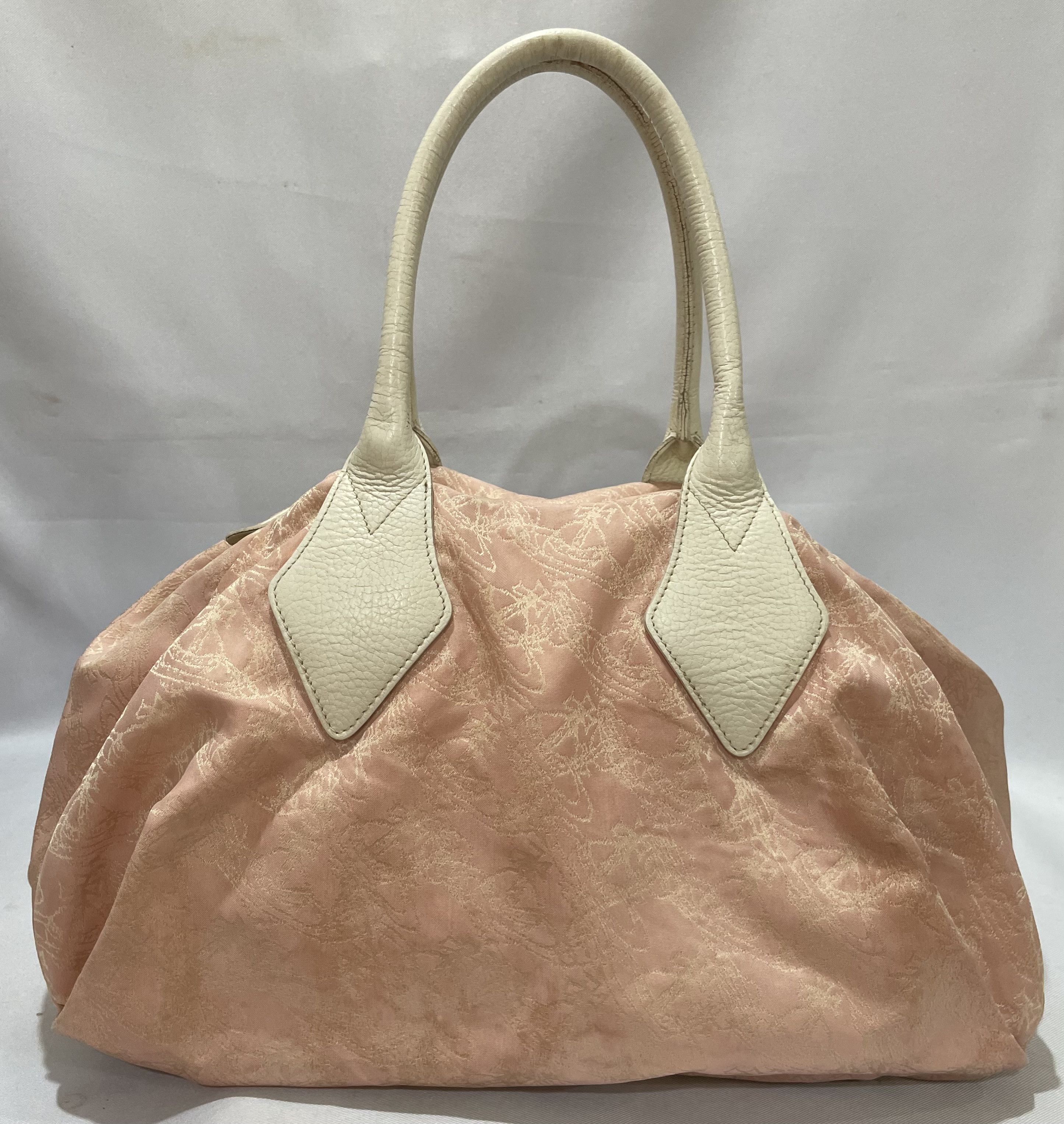 Vivienne Westwood Satin Orb Monogram Pattern Handbag Size ONE SIZE - 1 Thumbnail
