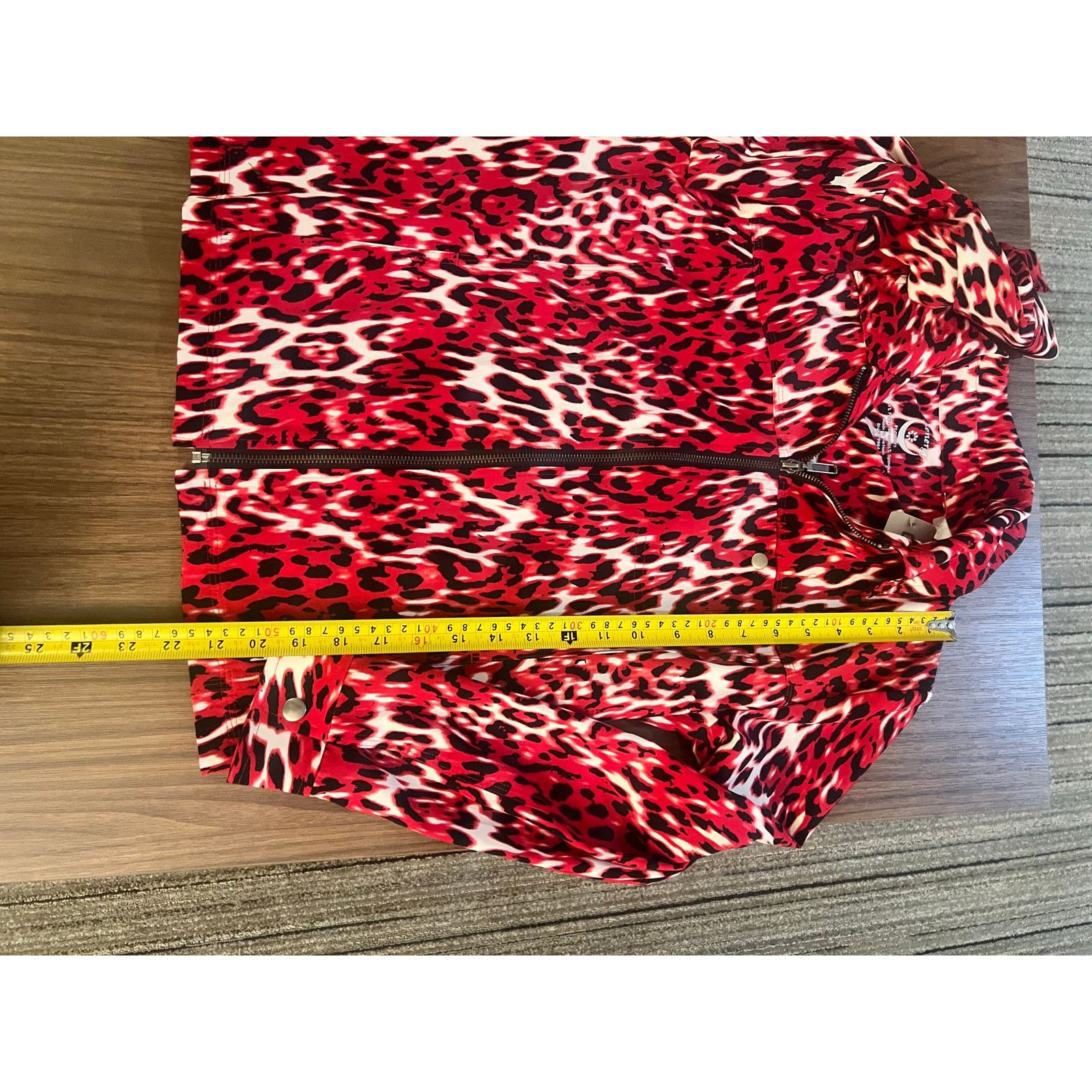 Chicos Chico’s Top Size 0 NWT Animal Print Zip Front Blouse Jacket Size S / US 4 / IT 40 - 8 Thumbnail