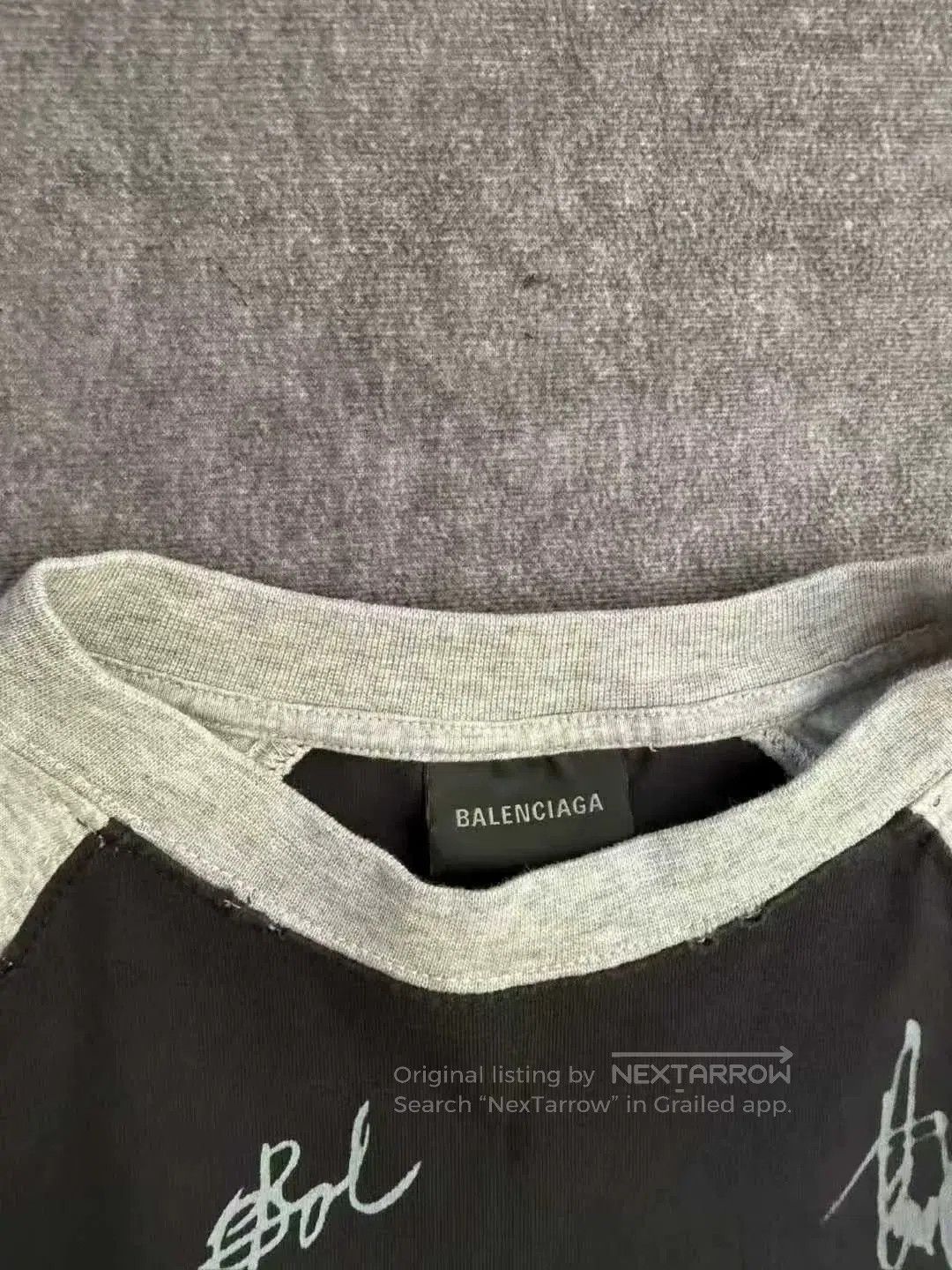 Balenciaga Balenciaga Color Block Logo Short Sleeve T-shirt. Size US XS / EU 42 / 0 - 3 Thumbnail