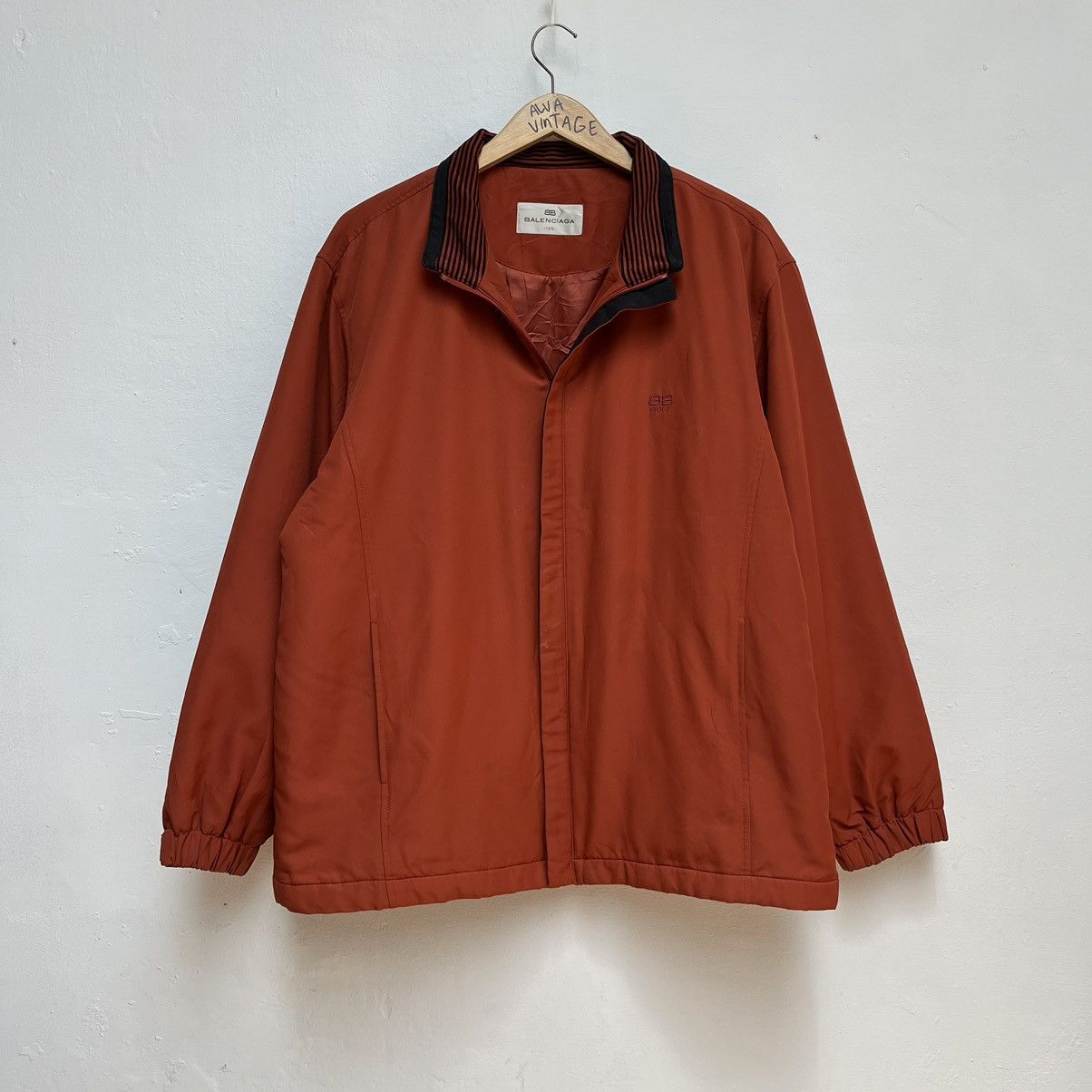 image of Vintage Balenciaga Golf Jacket in Brick Red, Men's (Size XL)