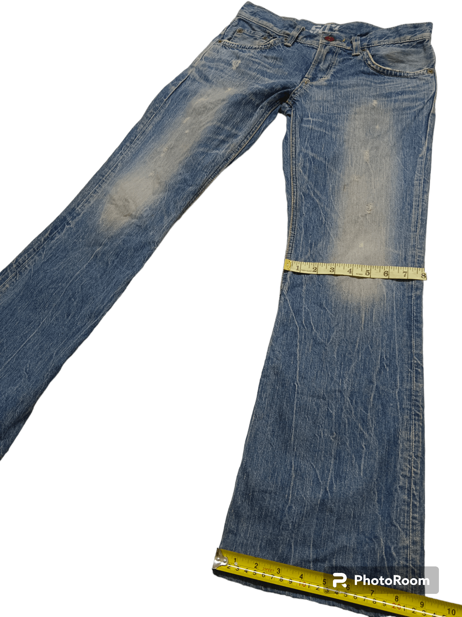 Edwin Hot🔥🔥Edwin 503 Blue Trip Low Rise Flare Jeans Size US 30 / EU 46 - 13 Thumbnail