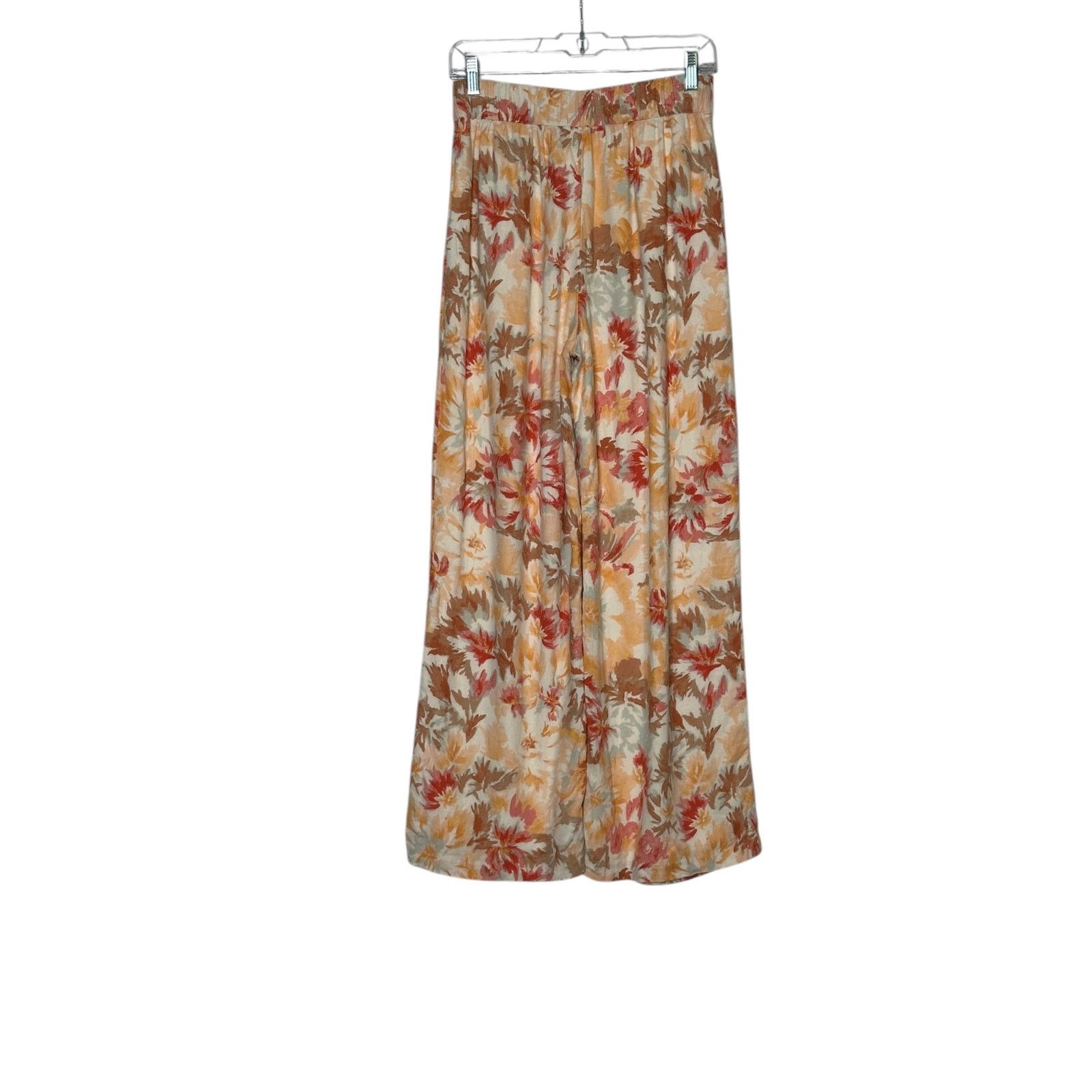 Abercrombie & Fitch Abercrombie & Fitch yellow red floral pleated pants size S Size 30" / US 8 / IT 44 - 9 Thumbnail