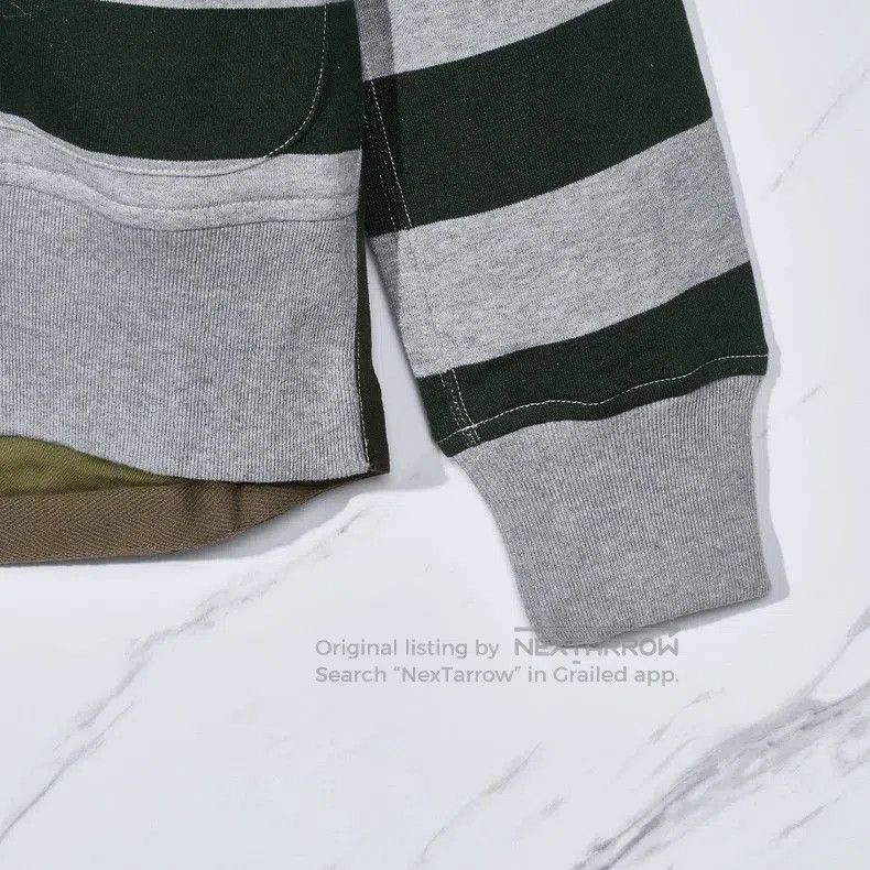 Junya Watanabe Junya Watanabe Denim Paneled Sweatshirt. Size US S / EU 44-46 / 1 - 3 Thumbnail