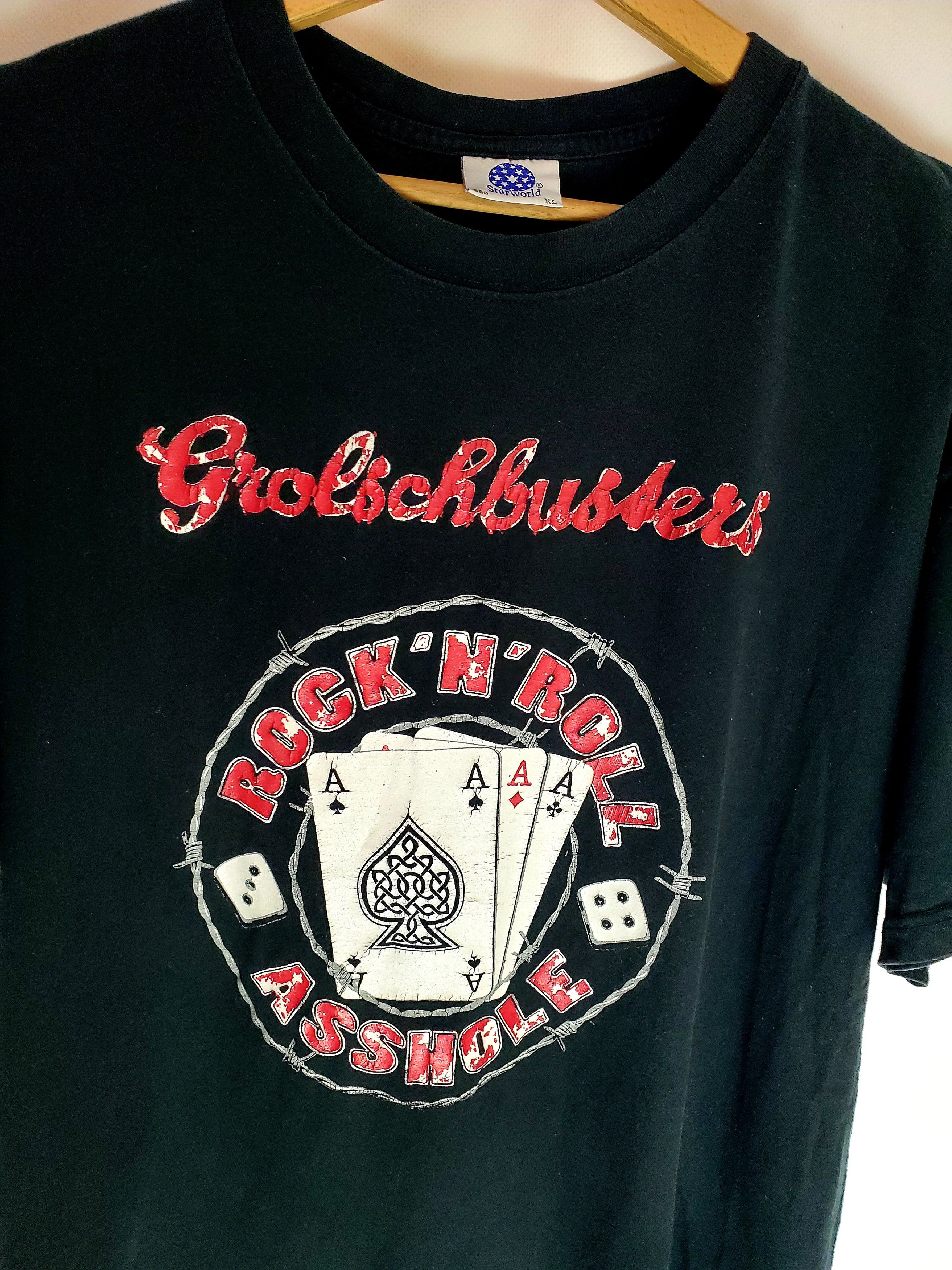 Band Tees × Vintage Vintage 90 Bastard Rock 'n' Roll Asshole Tshirt size Xl Size US XL / EU 56 / 4 - 3 Thumbnail