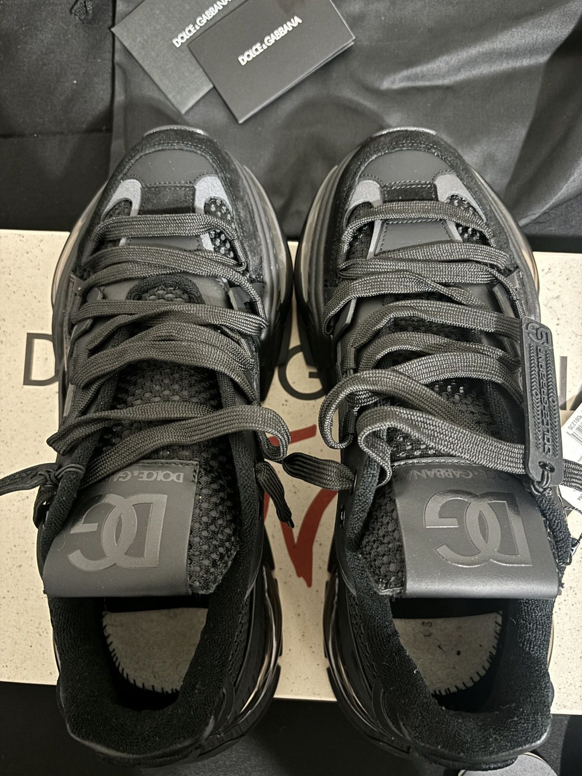 Dolce & Gabbana Dolce & Gabana airmaster black size 42.5/ 9.5 men Size US 9.5 / EU 42-43 - 3 Thumbnail
